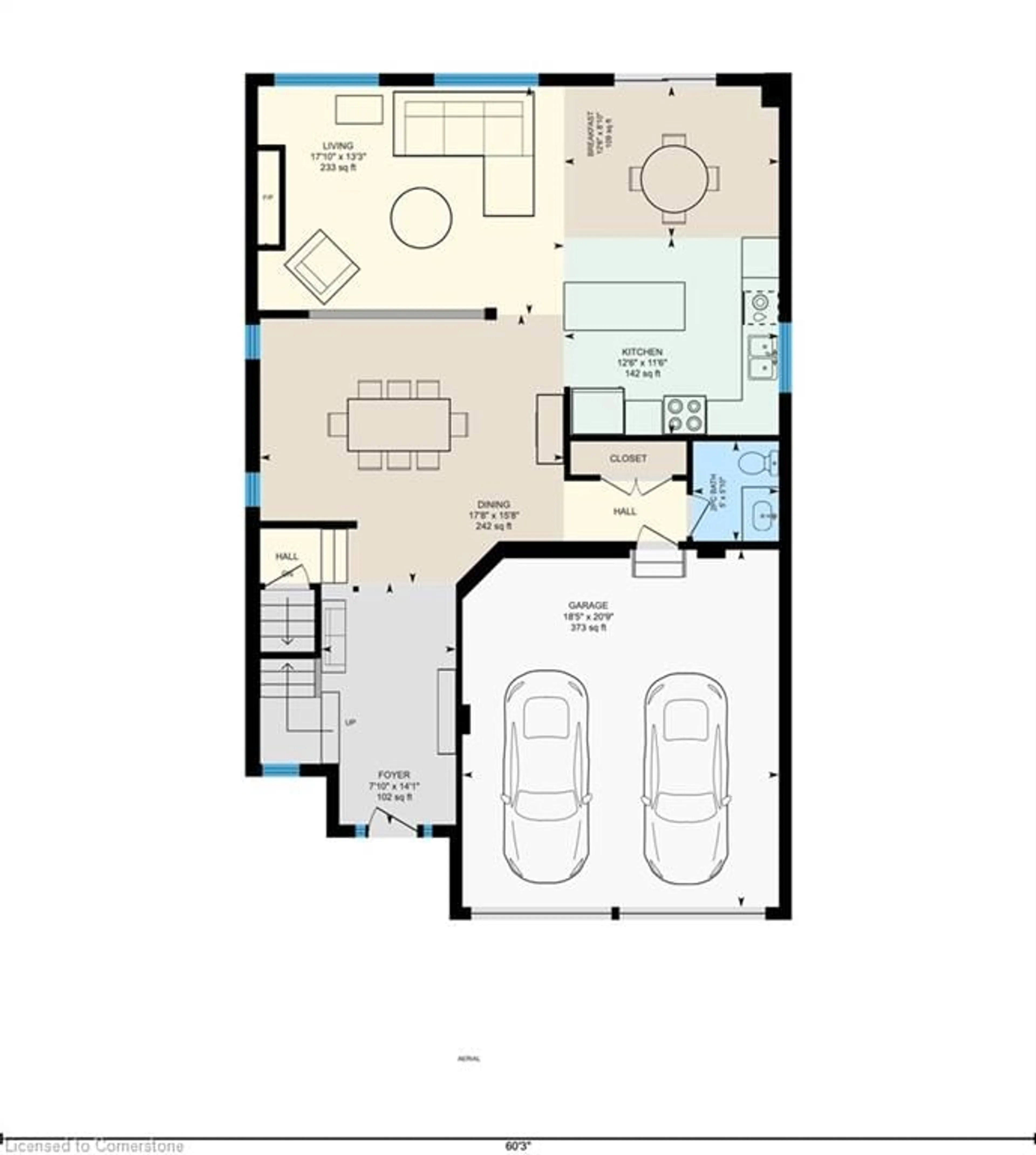 Floor plan for 106 Lampman Dr, Grimsby Ontario L3M 0E7