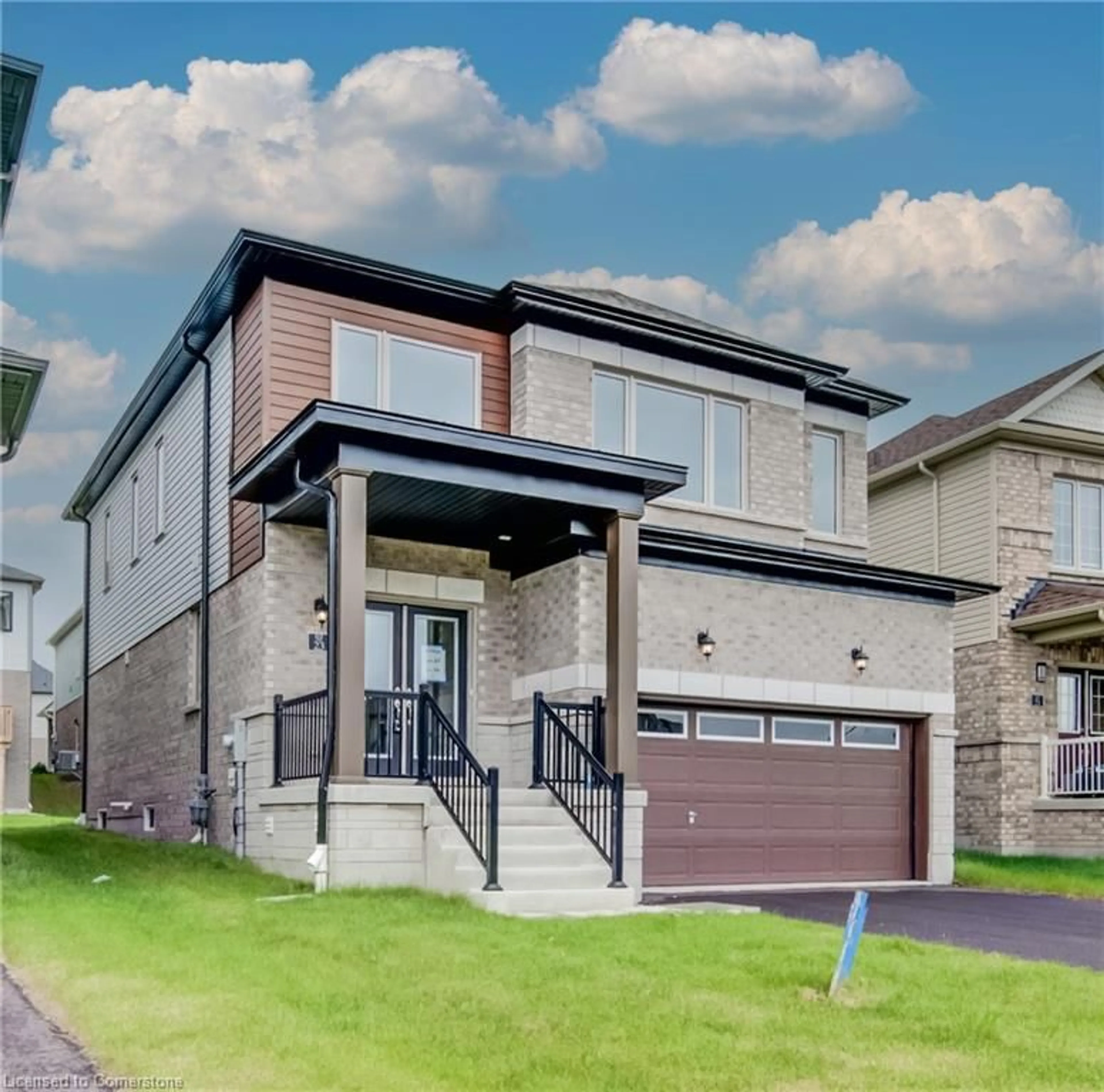 Home with brick exterior material, street for 23 Heming Street, Paris Ontario N3L 0M6
