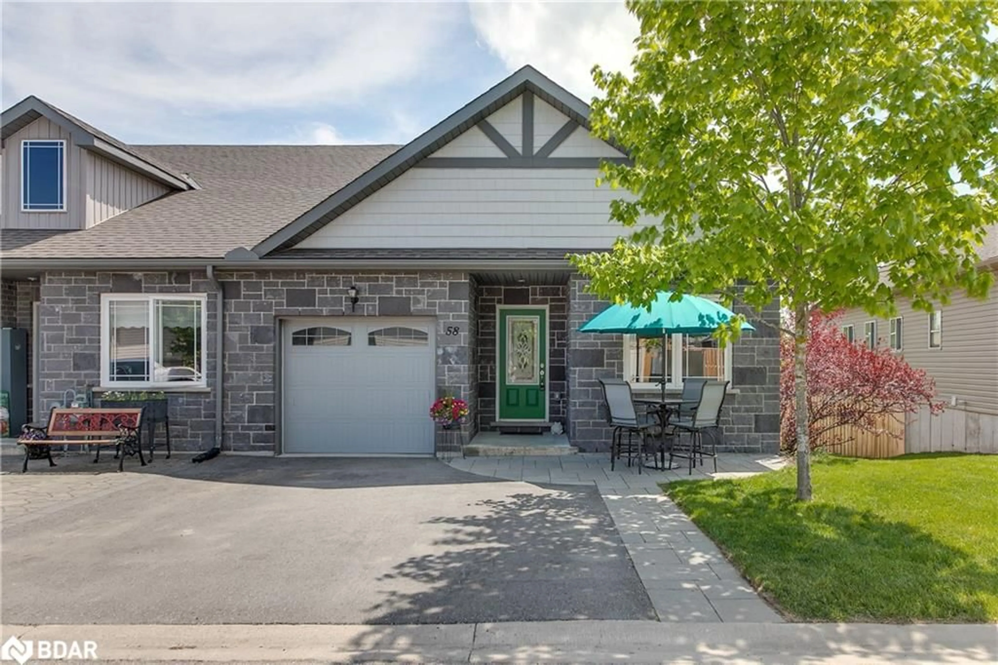 Home with brick exterior material, street for 58 Lucy Lane, Orillia Ontario L3V 0G3