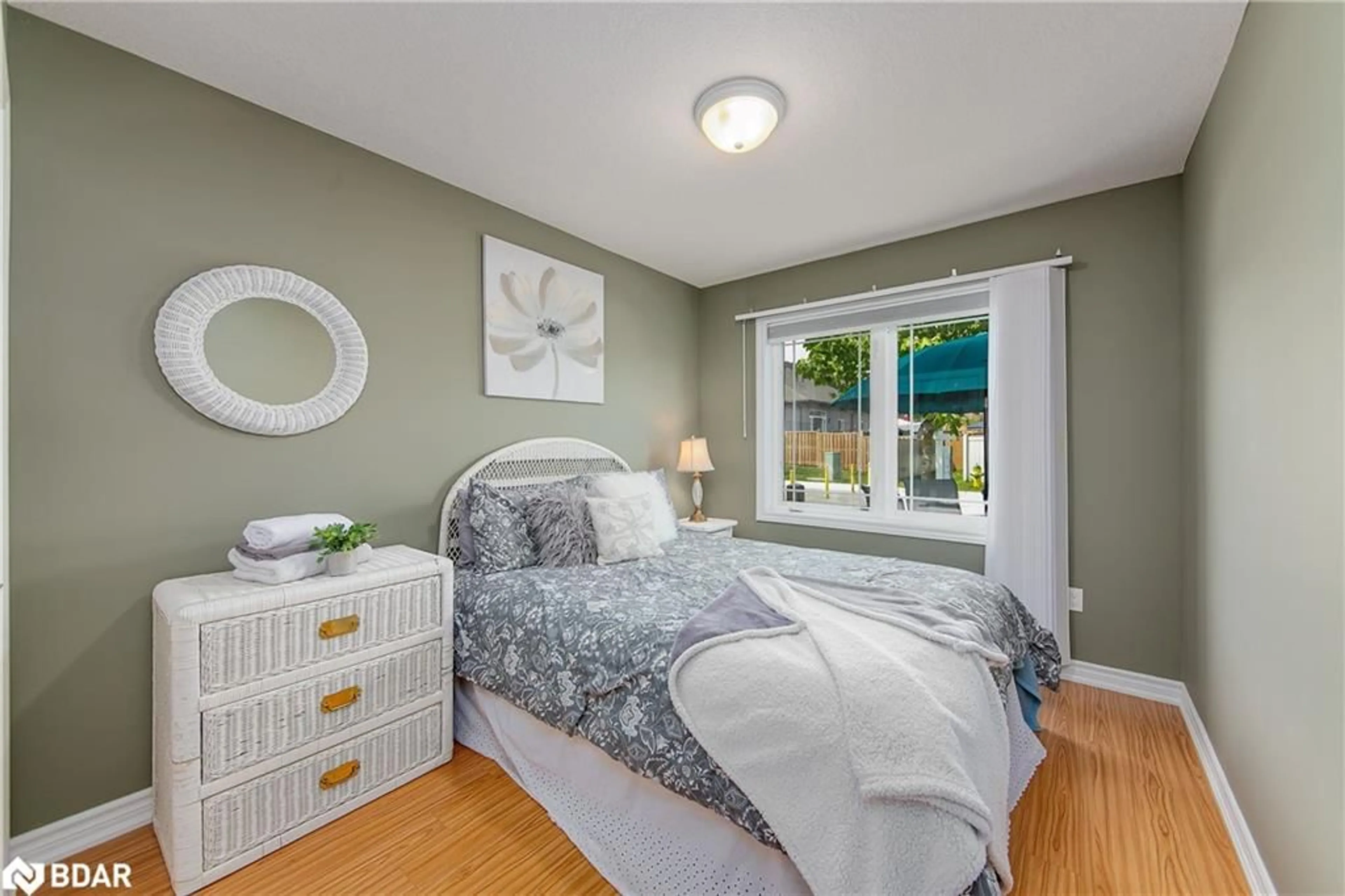 Bedroom with bed, unknown for 58 Lucy Lane, Orillia Ontario L3V 0G3