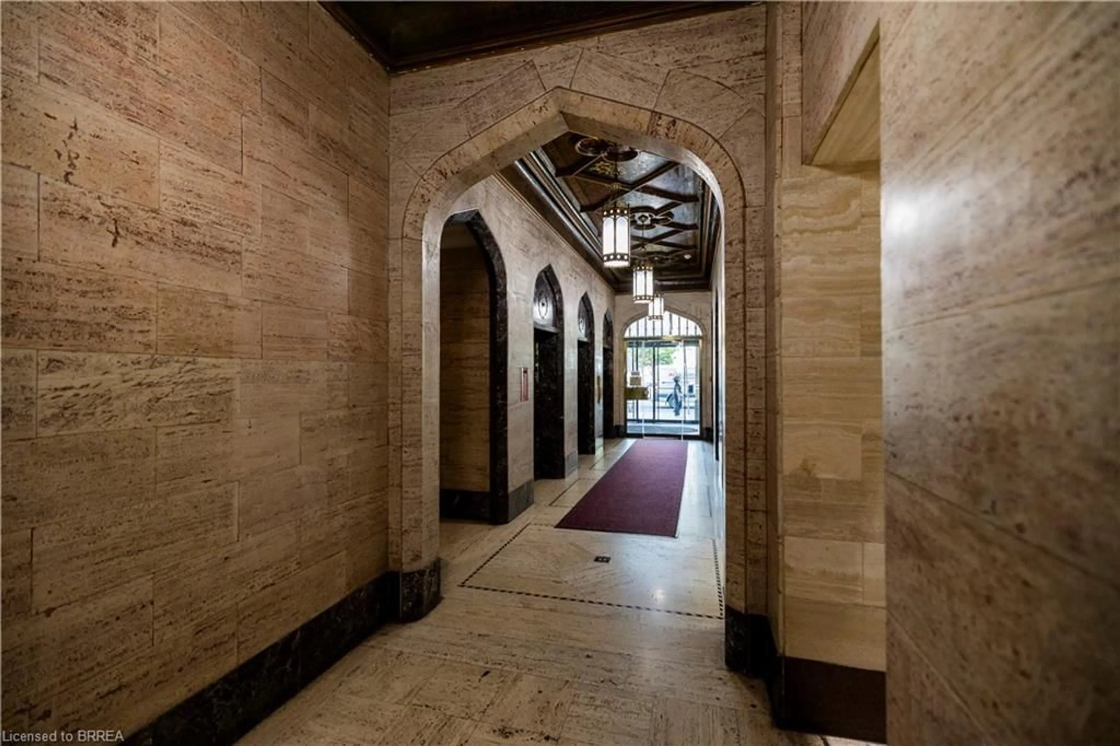 Indoor foyer for 36 James St #1405, Hamilton Ontario L8P 4W4