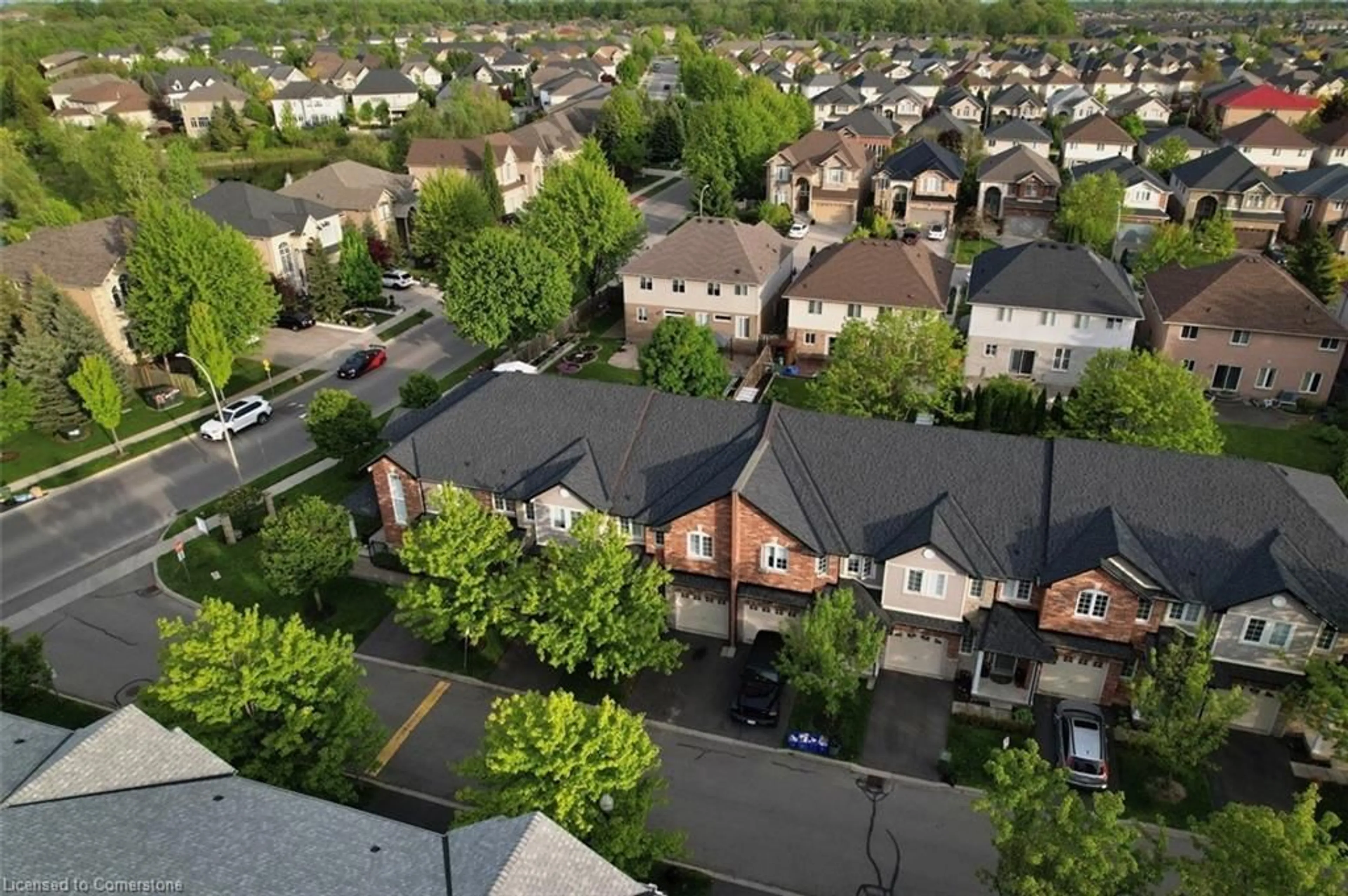 A pic from outside/outdoor area/front of a property/back of a property/a pic from drone, street for 60 Cloverleaf Dr #48, Ancaster Ontario L9K 1S8