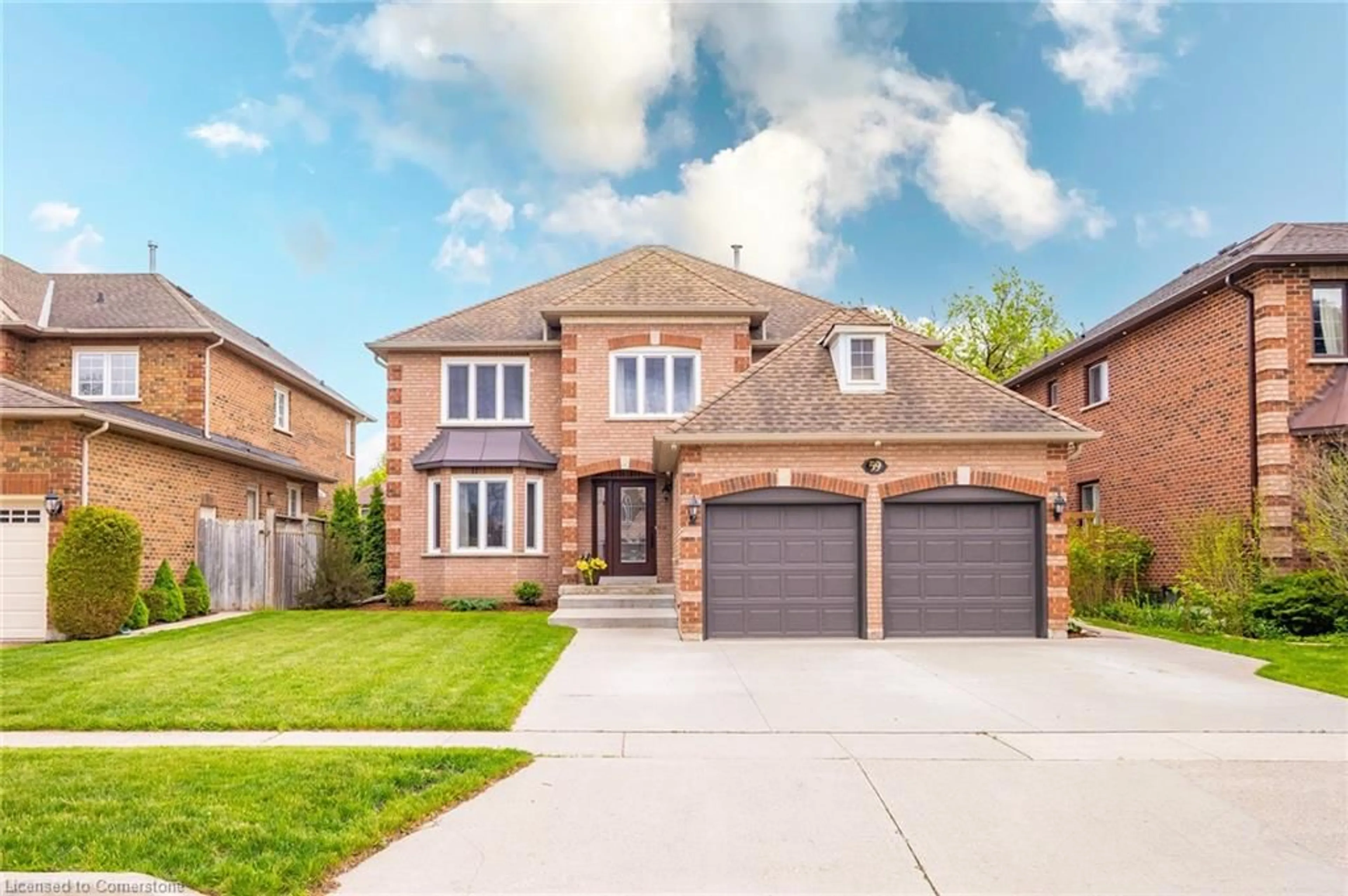 Home with brick exterior material, street for 59 Hilborn Ave, Cambridge Ontario N1T 1M8
