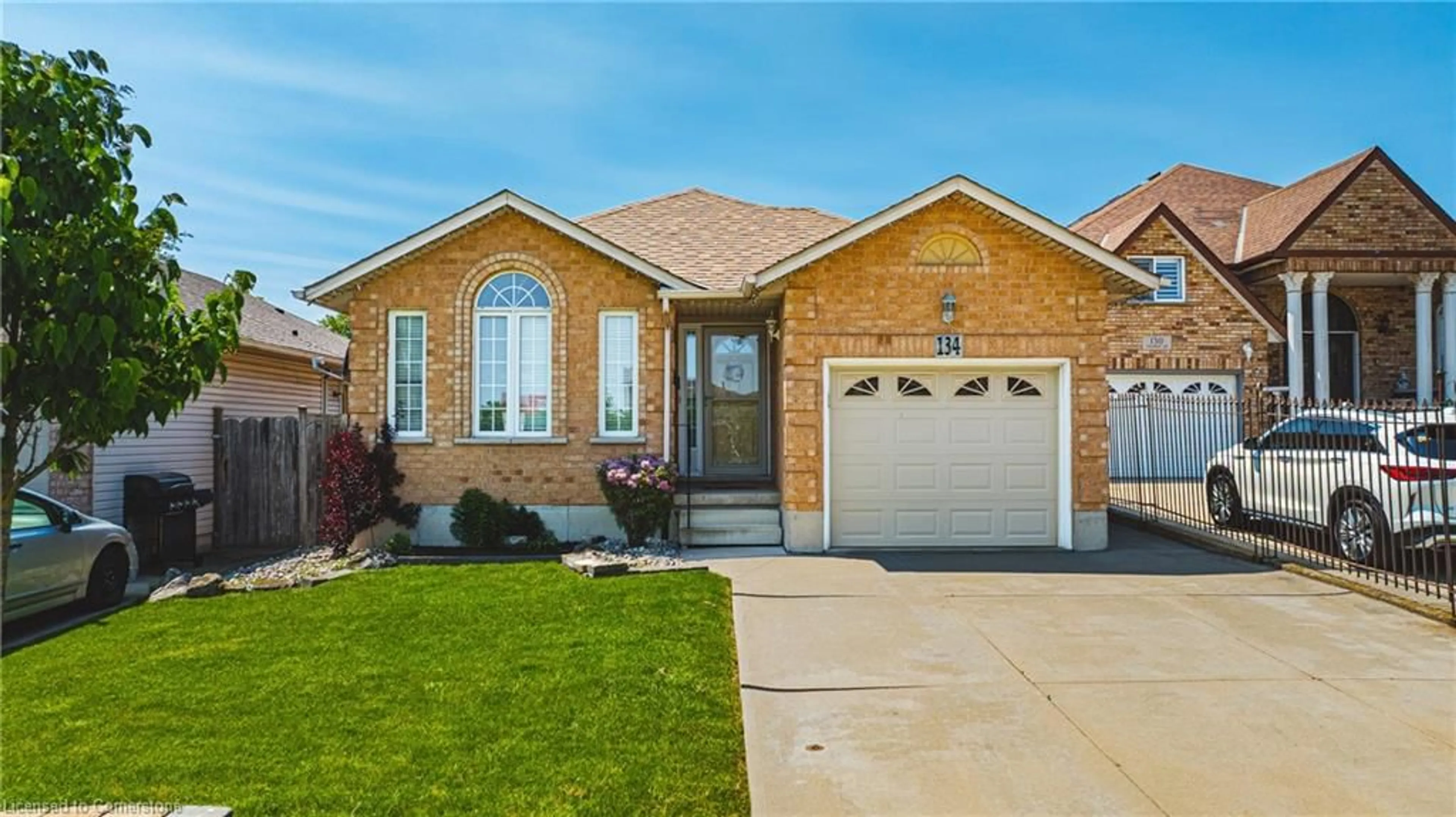 Home with brick exterior material, street for 134 Fieldway Dr, Hamilton Ontario L9A 2L6