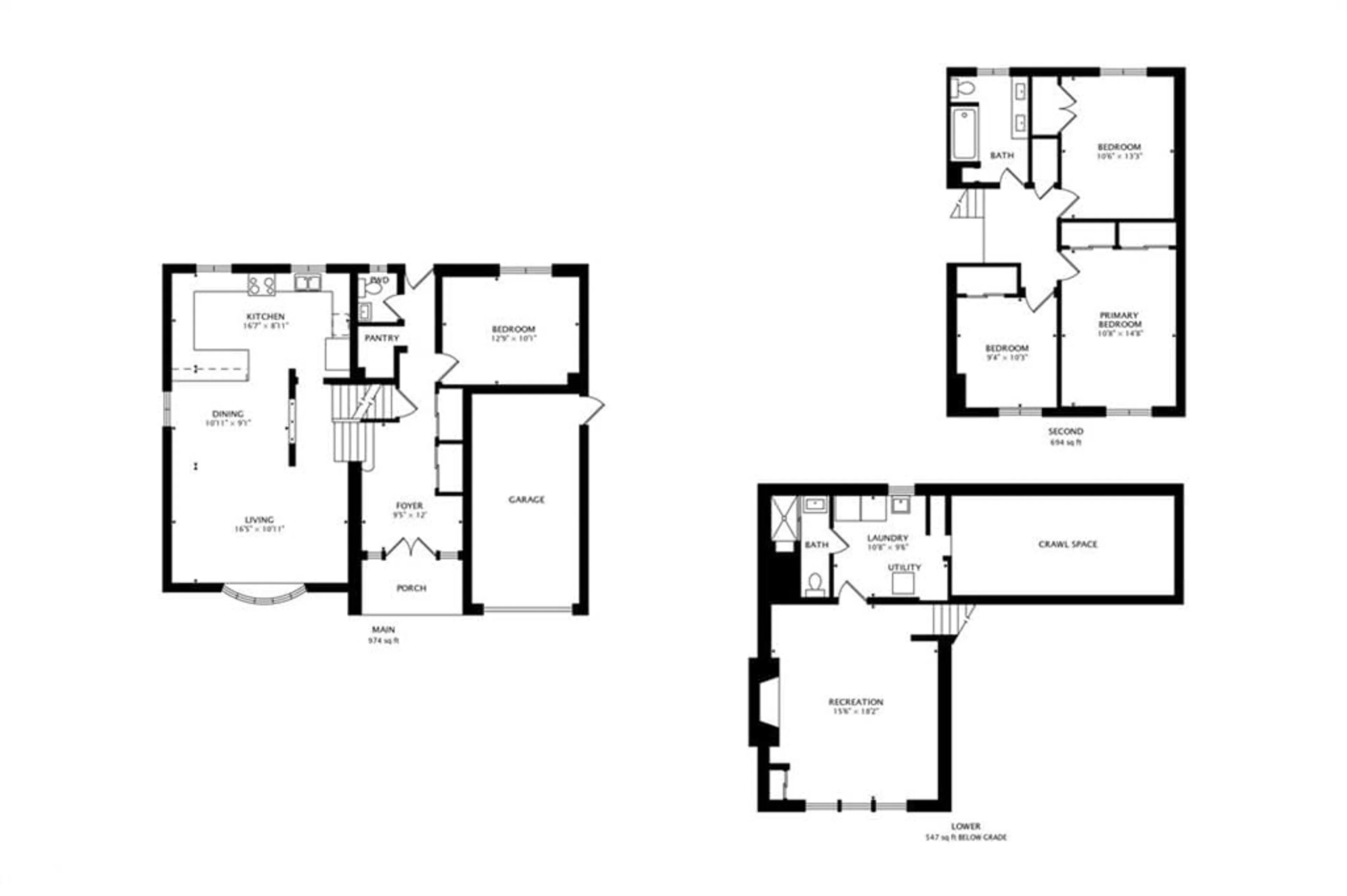 Floor plan for 28 Munford Cres, East York Ontario M4B 1C1