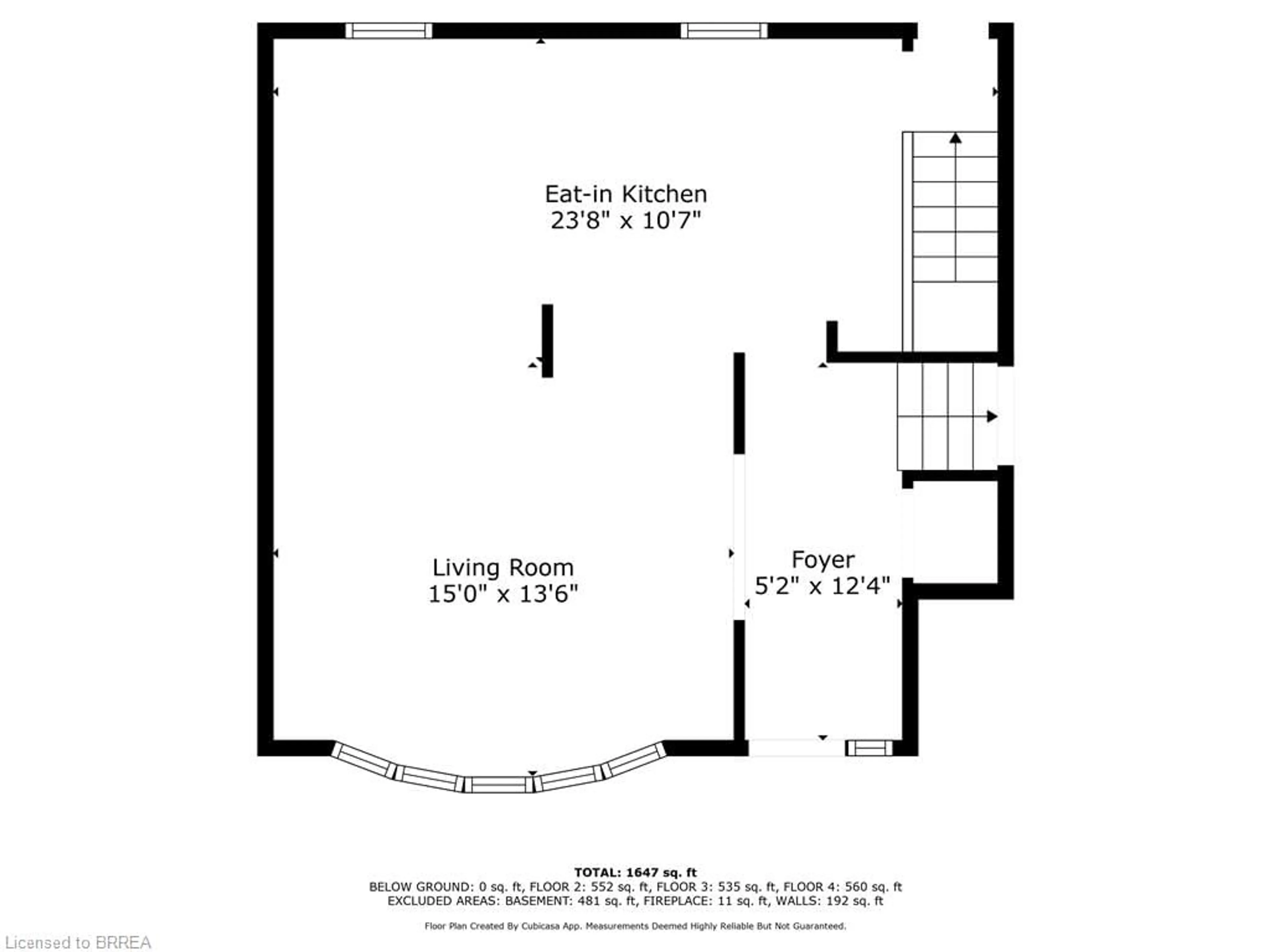 Floor plan for 18 Clover Crt, Paris Ontario N3L 3M7