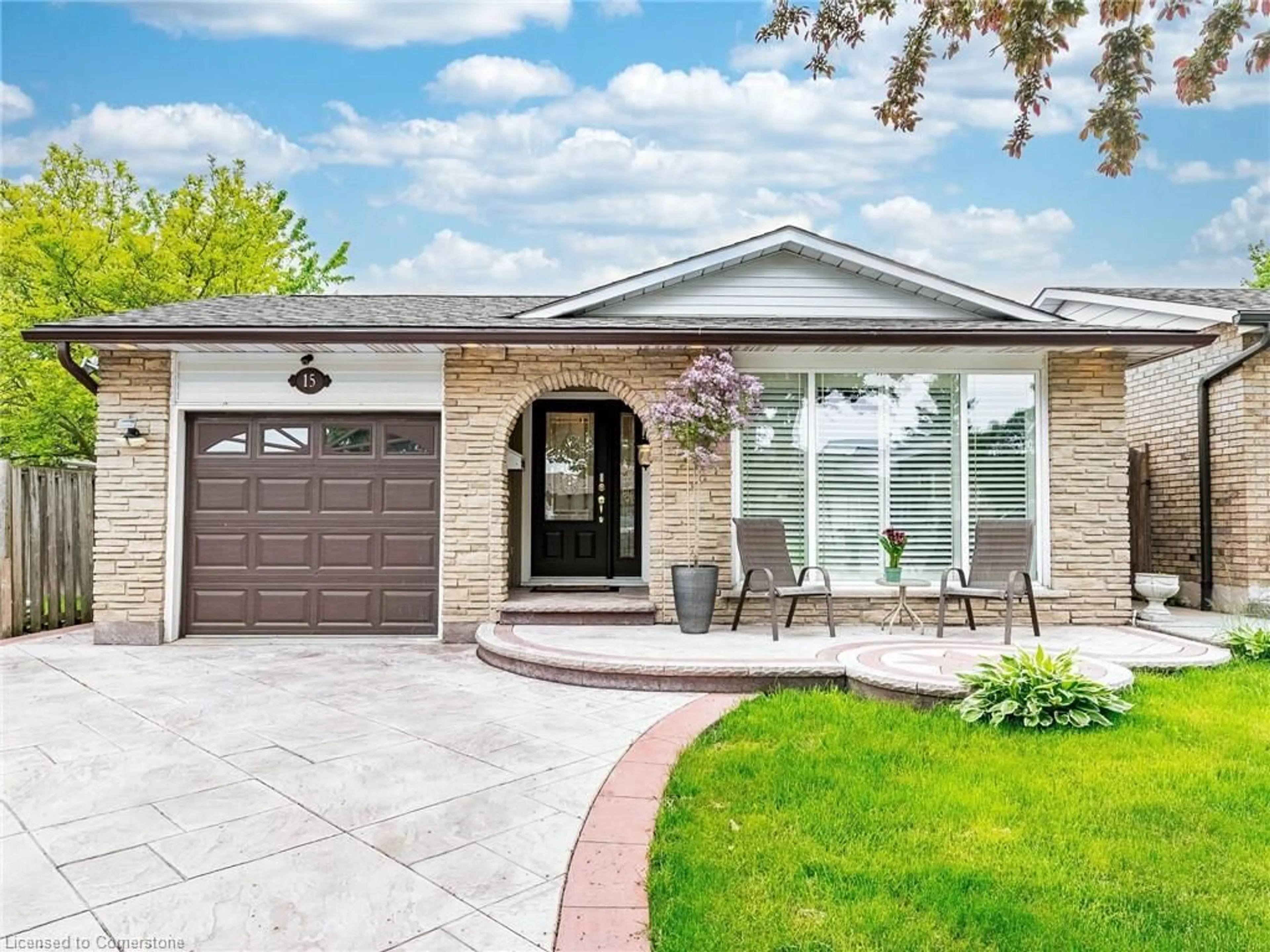 Home with brick exterior material, street for 15 Fiona Cres, Hamilton Ontario L9C 6Z1