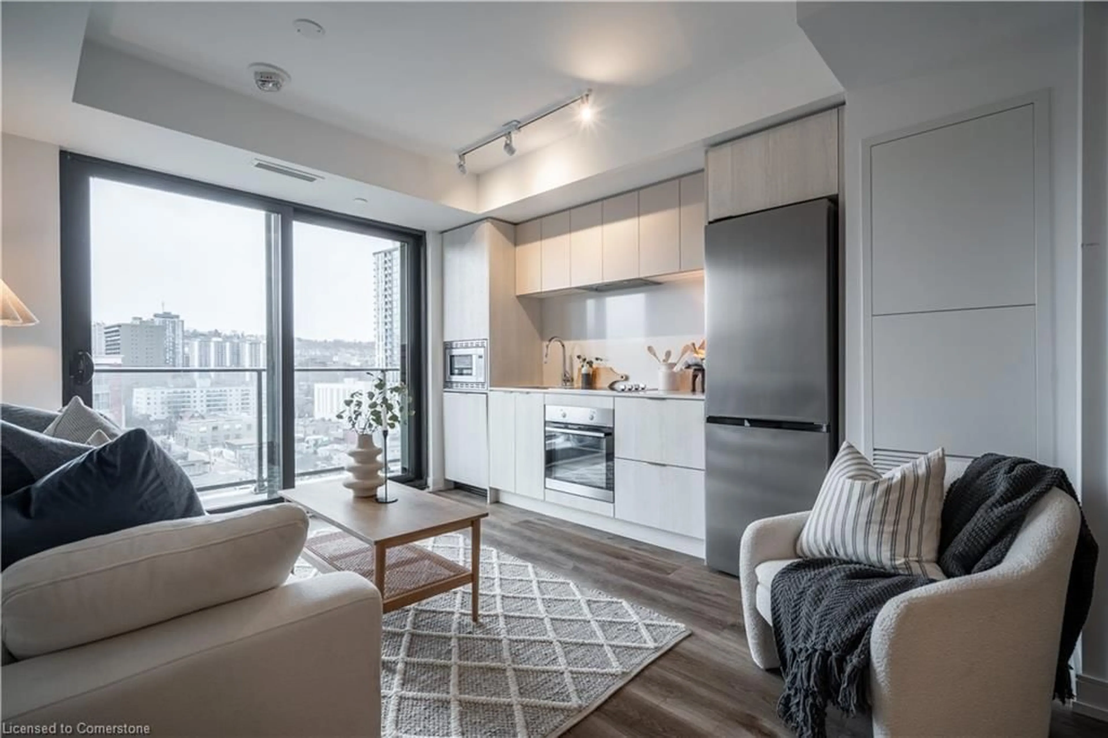 Open concept kitchen, unknown for 1 Jarvis St #1206, Hamilton Ontario L8R 3J2