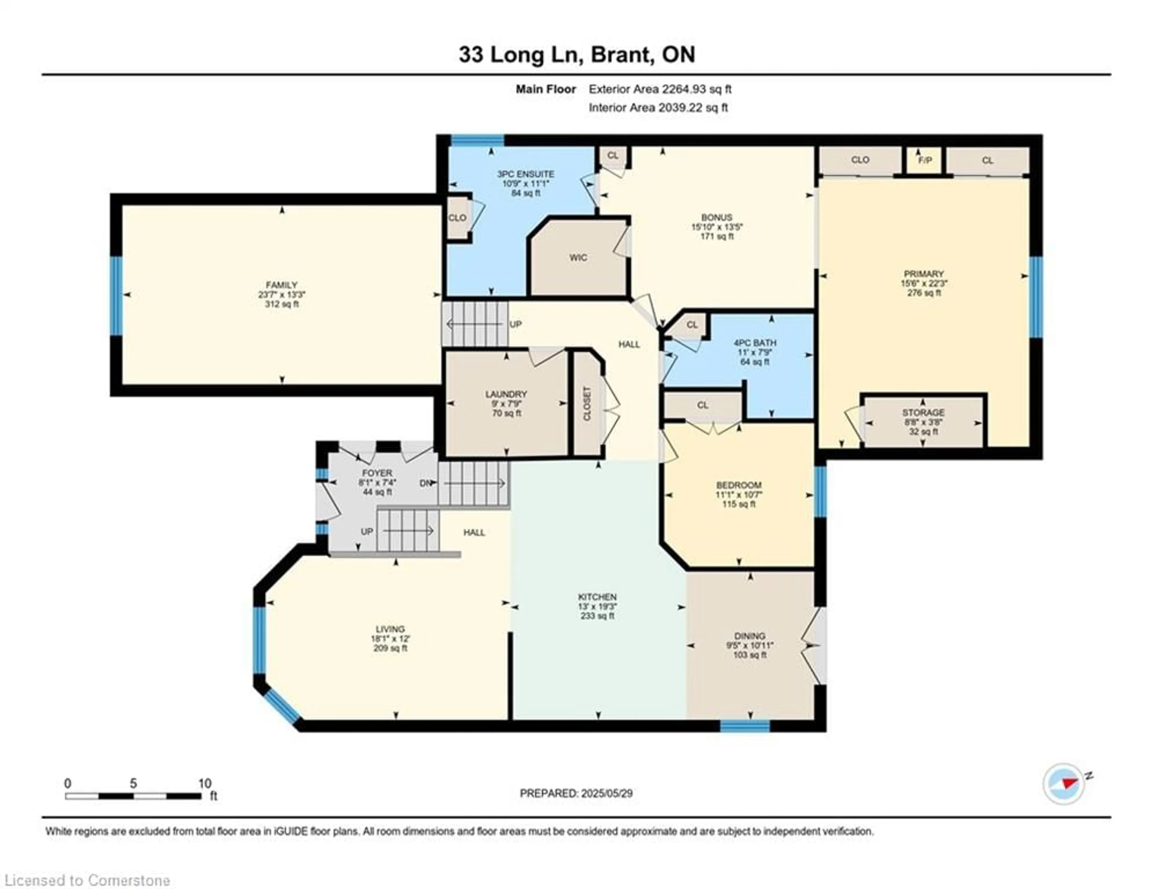 Floor plan for 33 Long Lane, Paris Ontario N3L 4E9