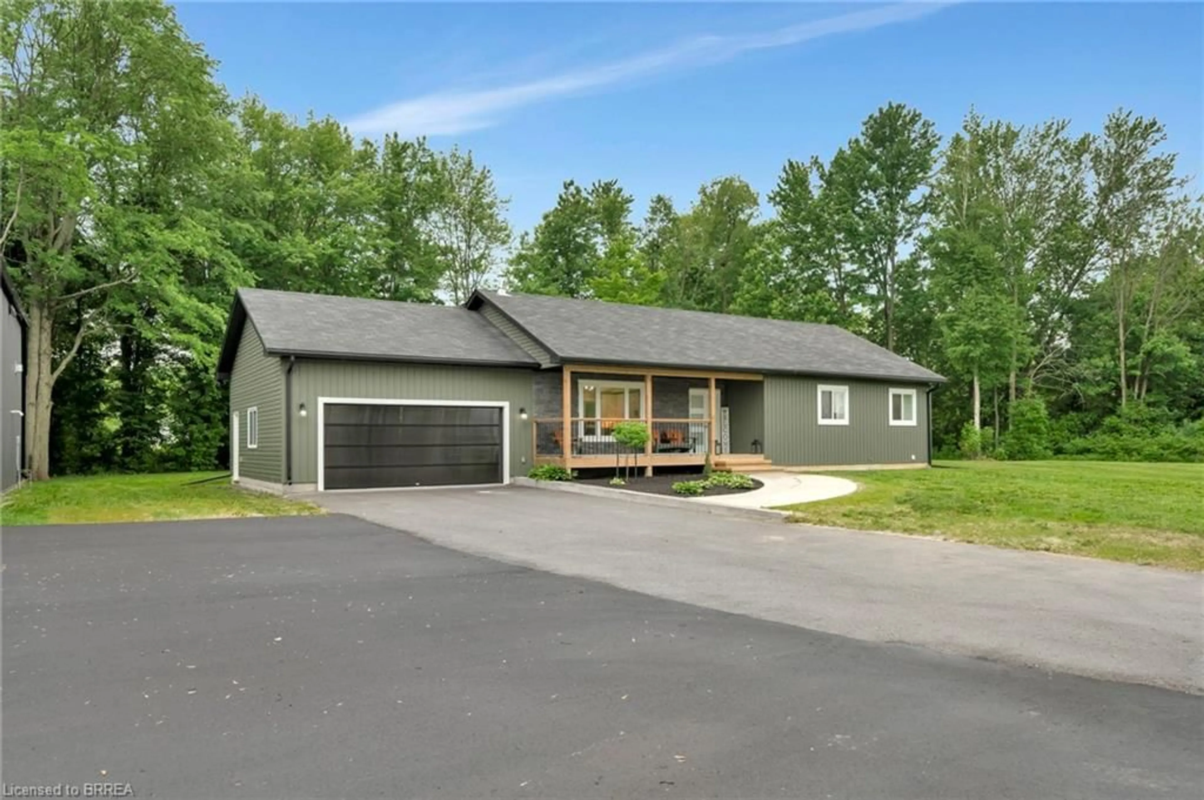 Home with vinyl exterior material, street for 7504 Indian Line, Victoria Mills Ontario N0E 1Z0