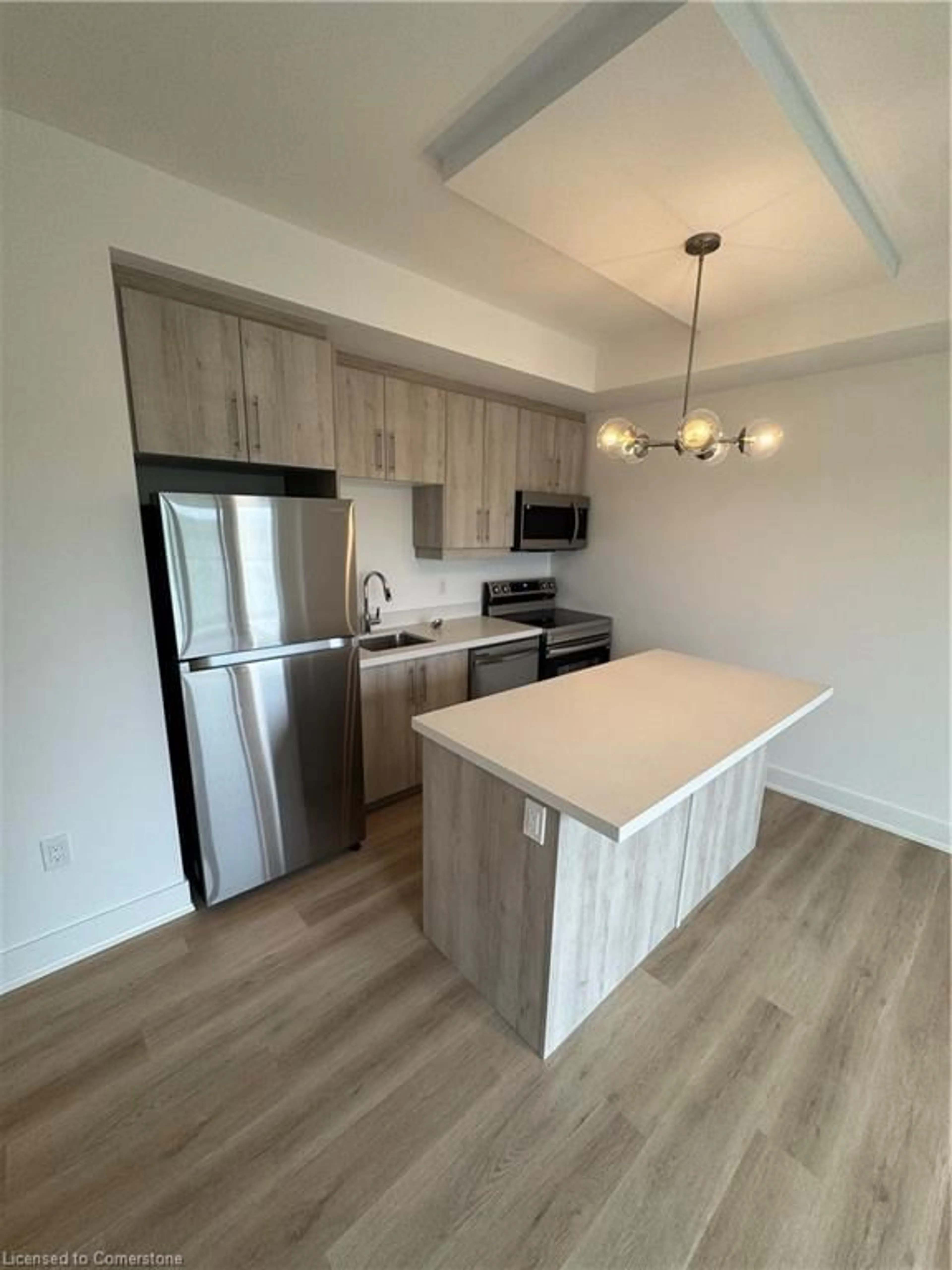 Standard kitchen, wood/laminate floor for 575 Conklin Rd #720, Brantford Ontario N3T 0B9