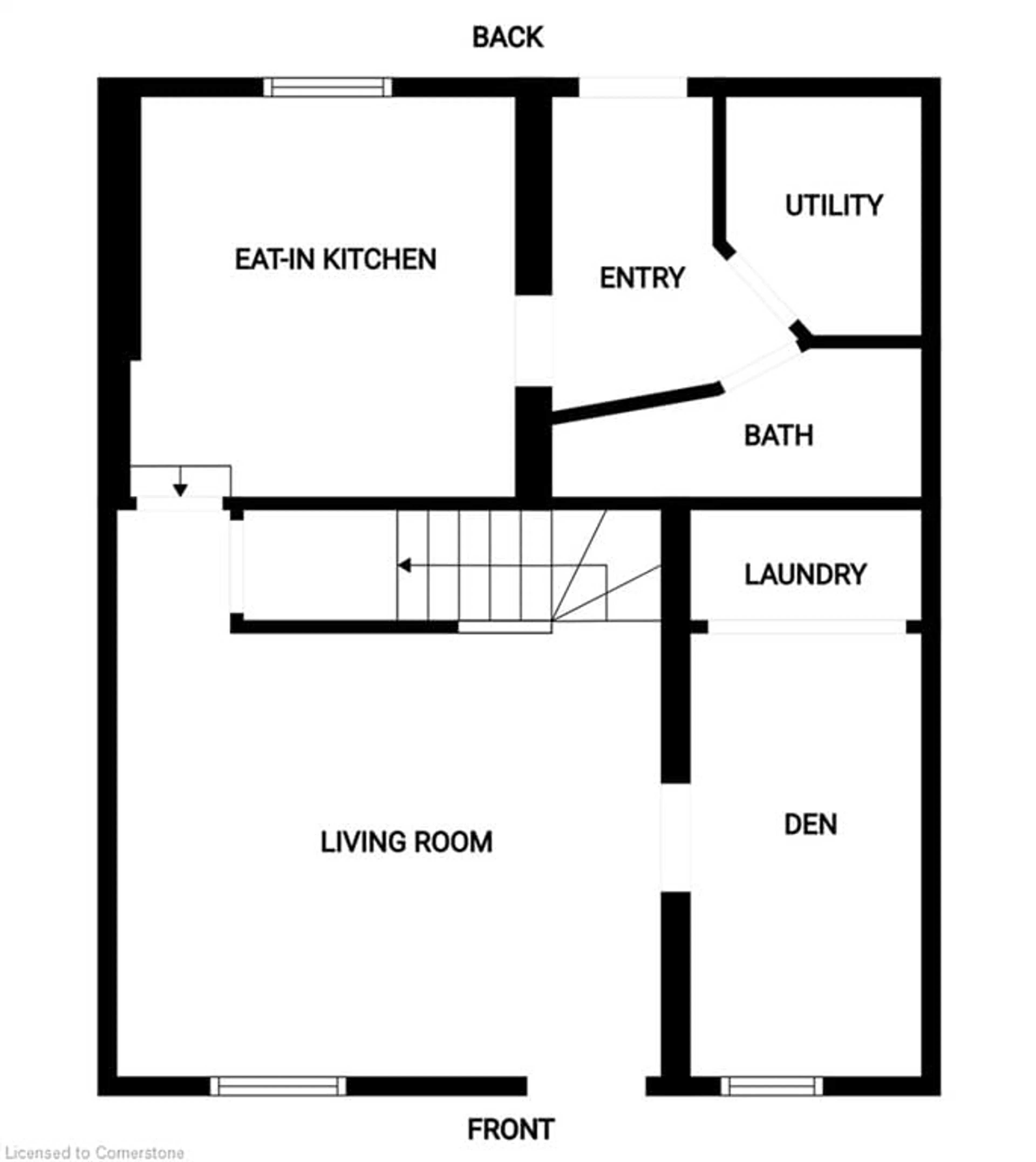 Floor plan for 5 Nightingale St, Hamilton Ontario L8L 1R5