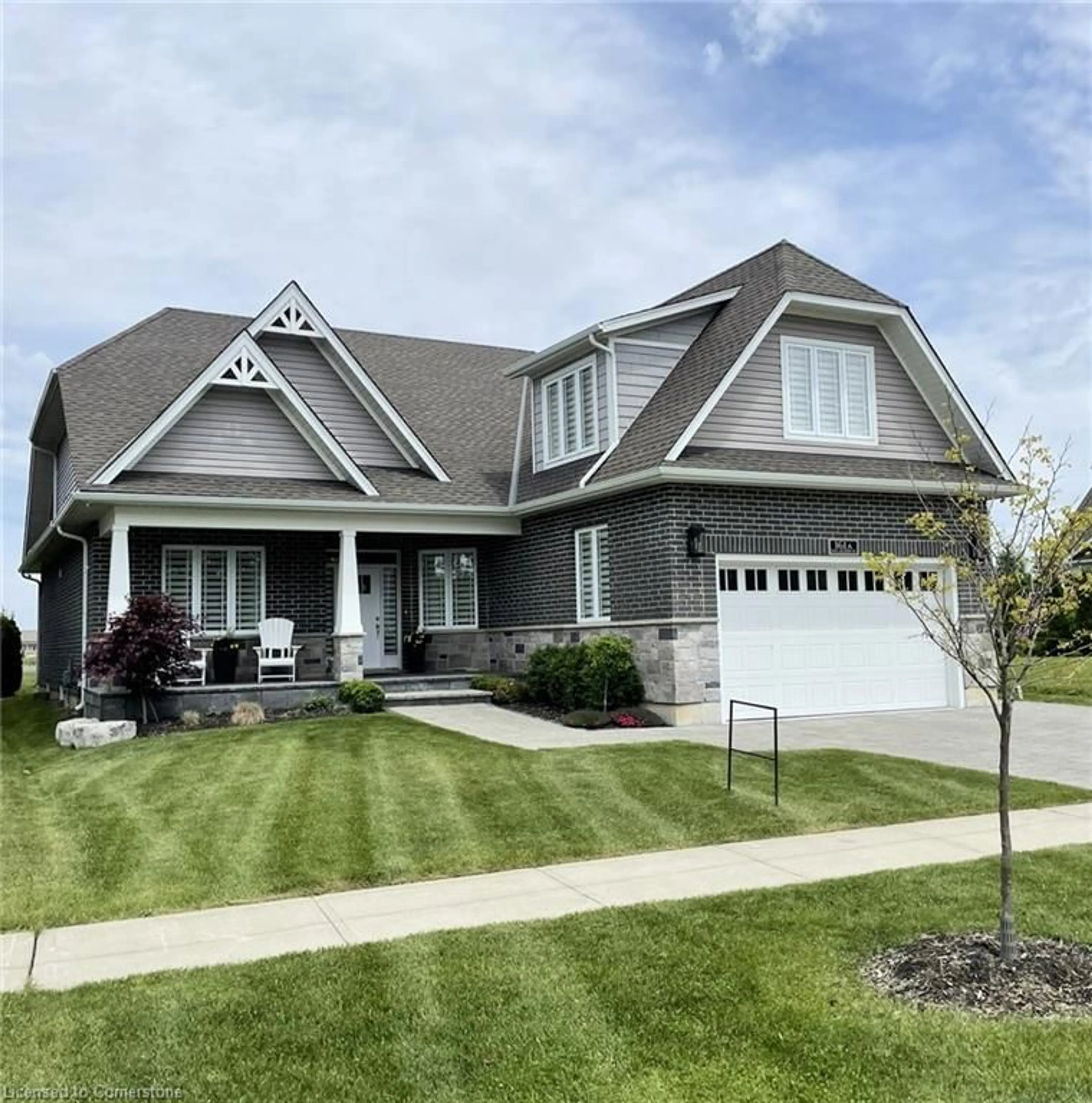 Home with vinyl exterior material, street for 161A New Lakeshore Rd, Port Dover Ontario N0A 1N3