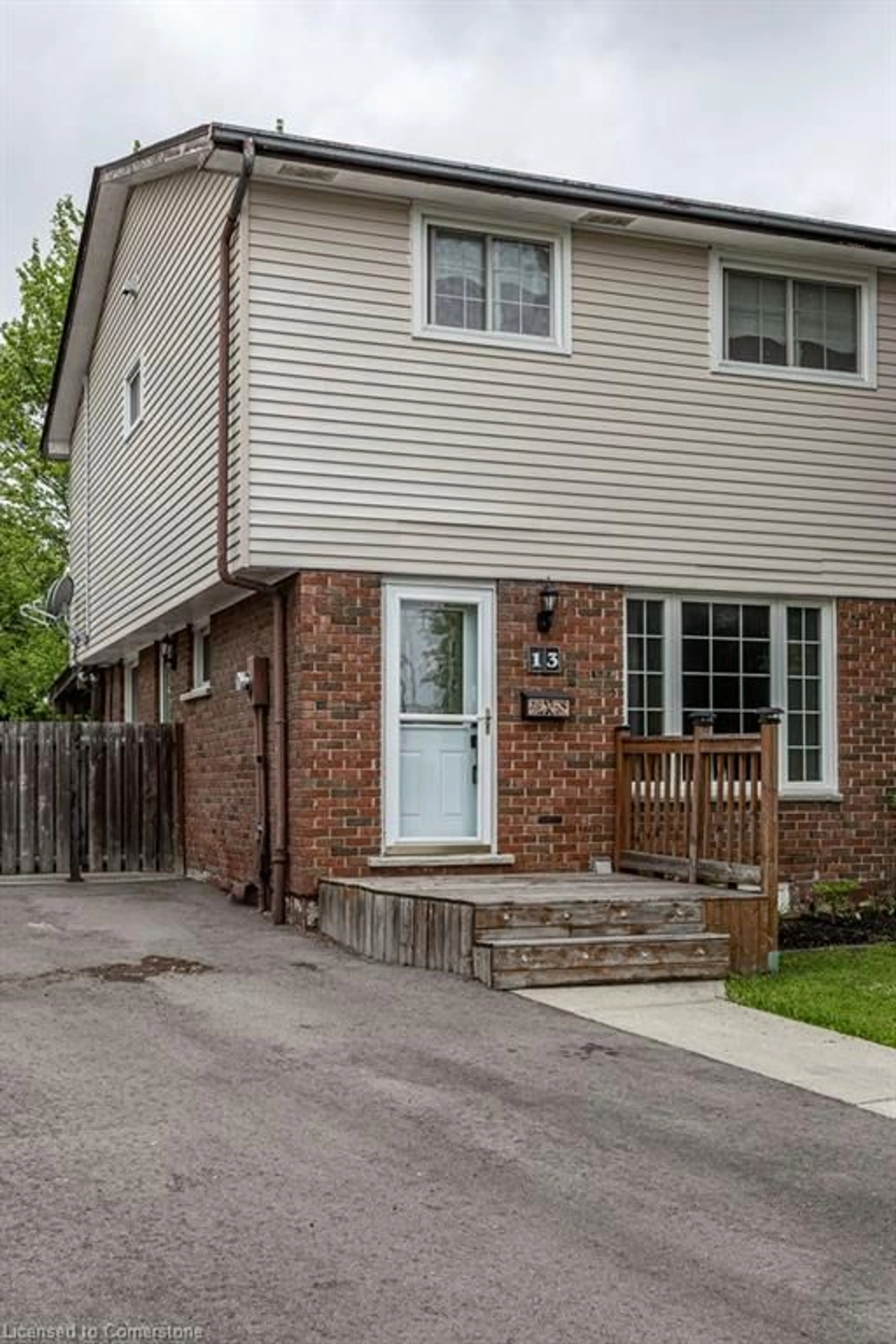 Home with brick exterior material, street for 13 Cleveland Pl, Hamilton Ontario L8J 1M9