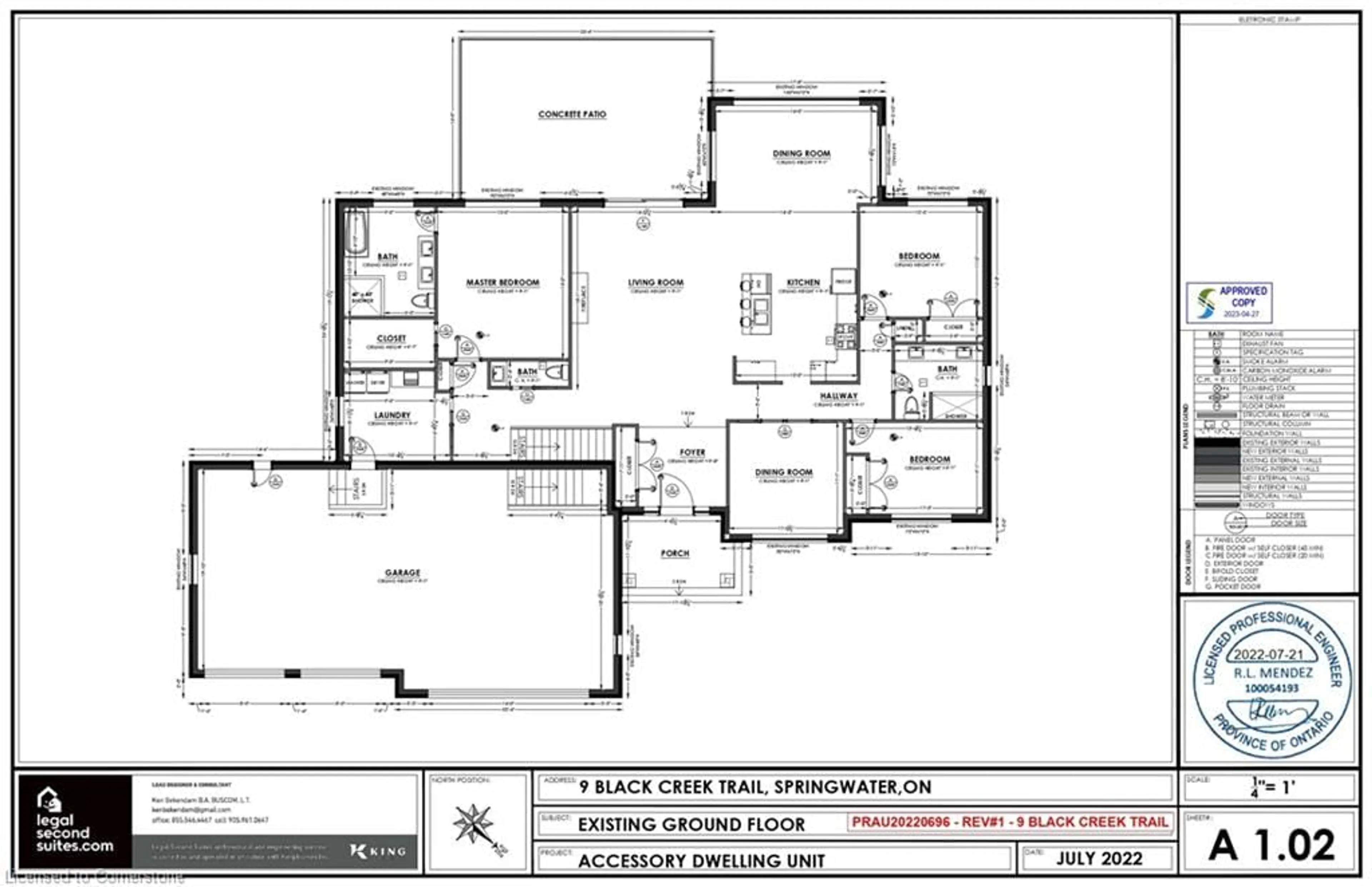 Floor plan for 9 Black Creek Trail, Springwater Ontario L9X 0J2