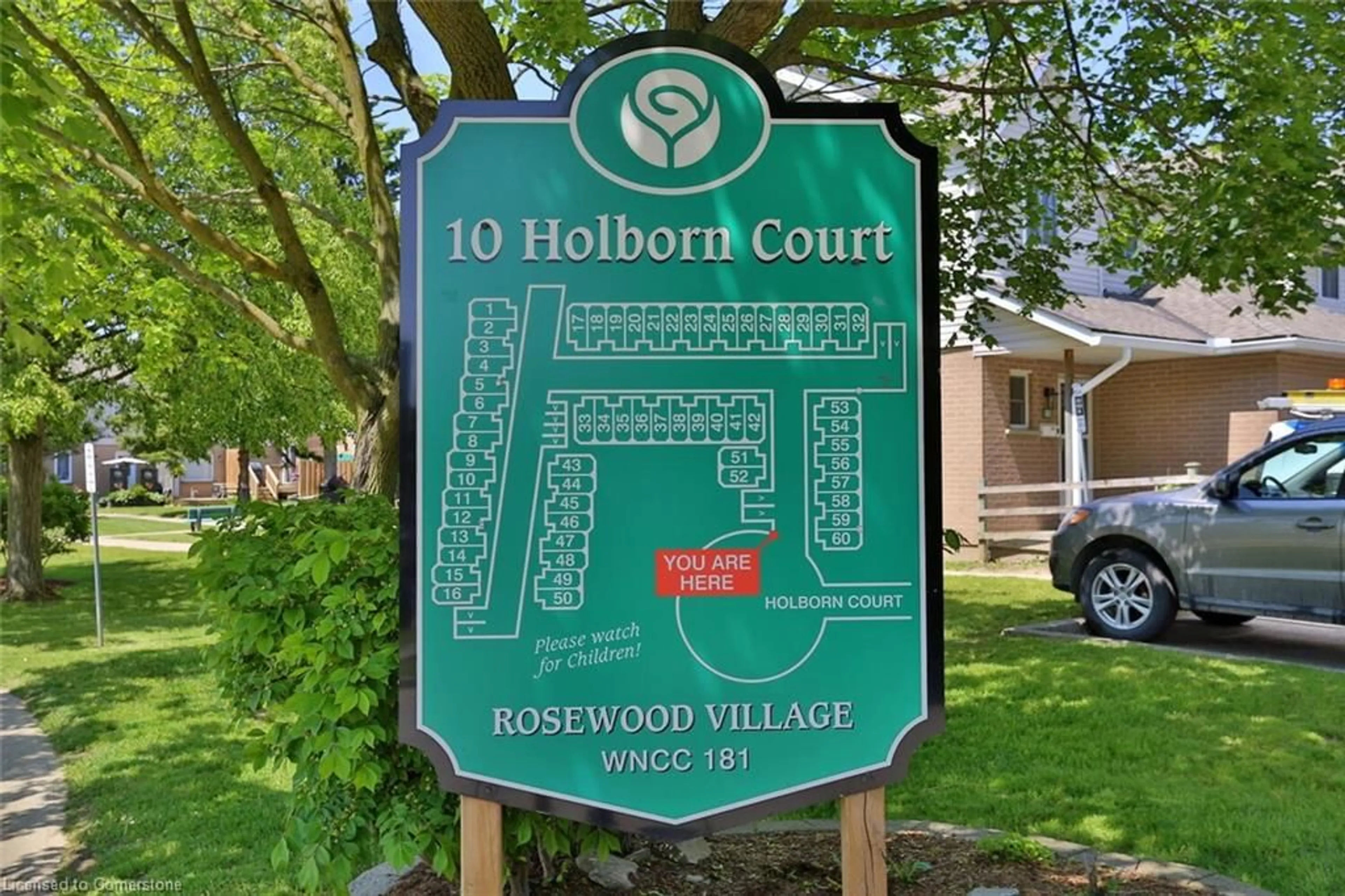 Indoor foyer for 10 Holborn Crt #54, Kitchener Ontario N2A 3Y9