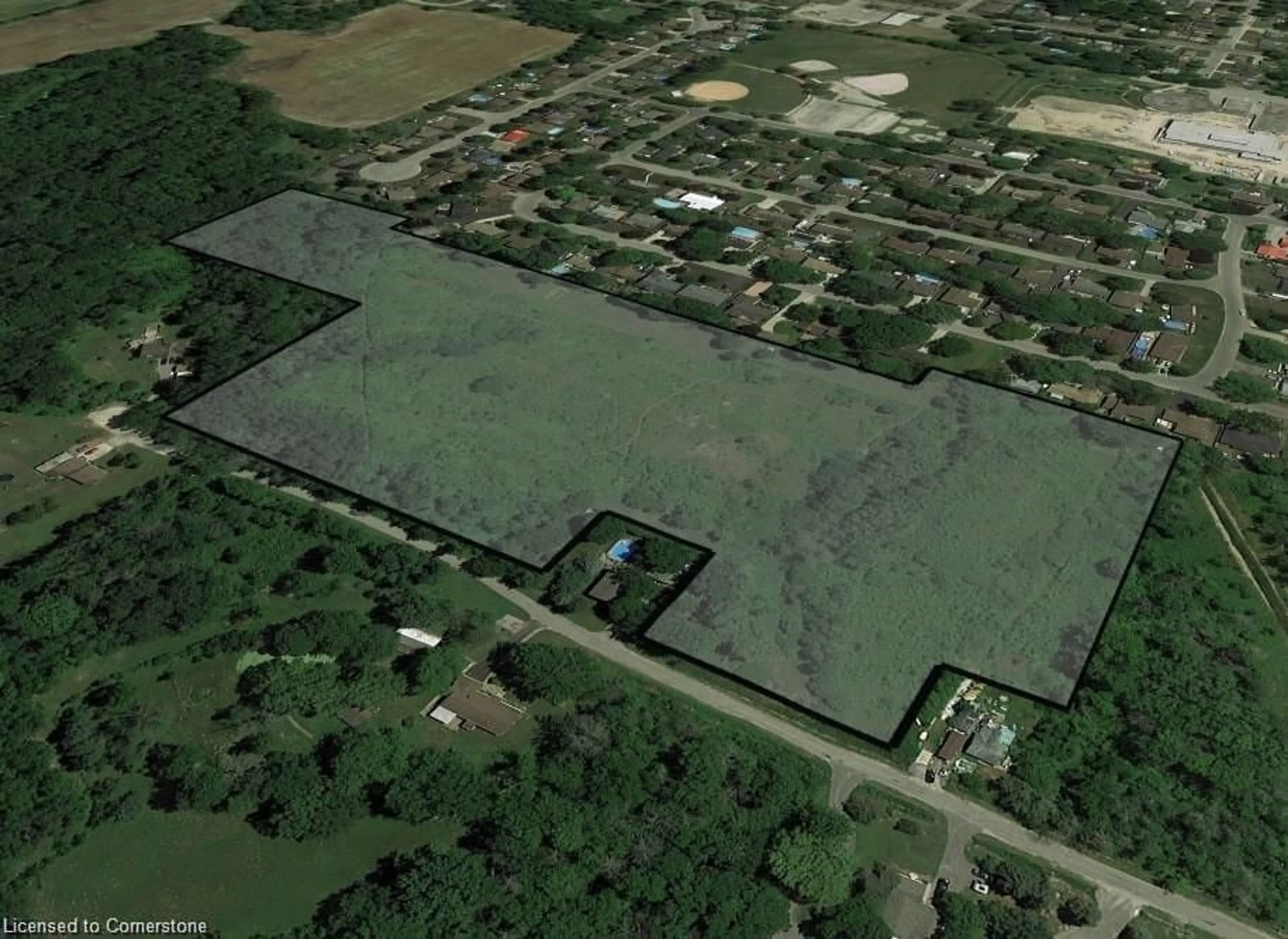 A pic from outside/outdoor area/front of a property/back of a property/a pic from drone, building for 0 George St, Dunnville Ontario N1A 2Y4