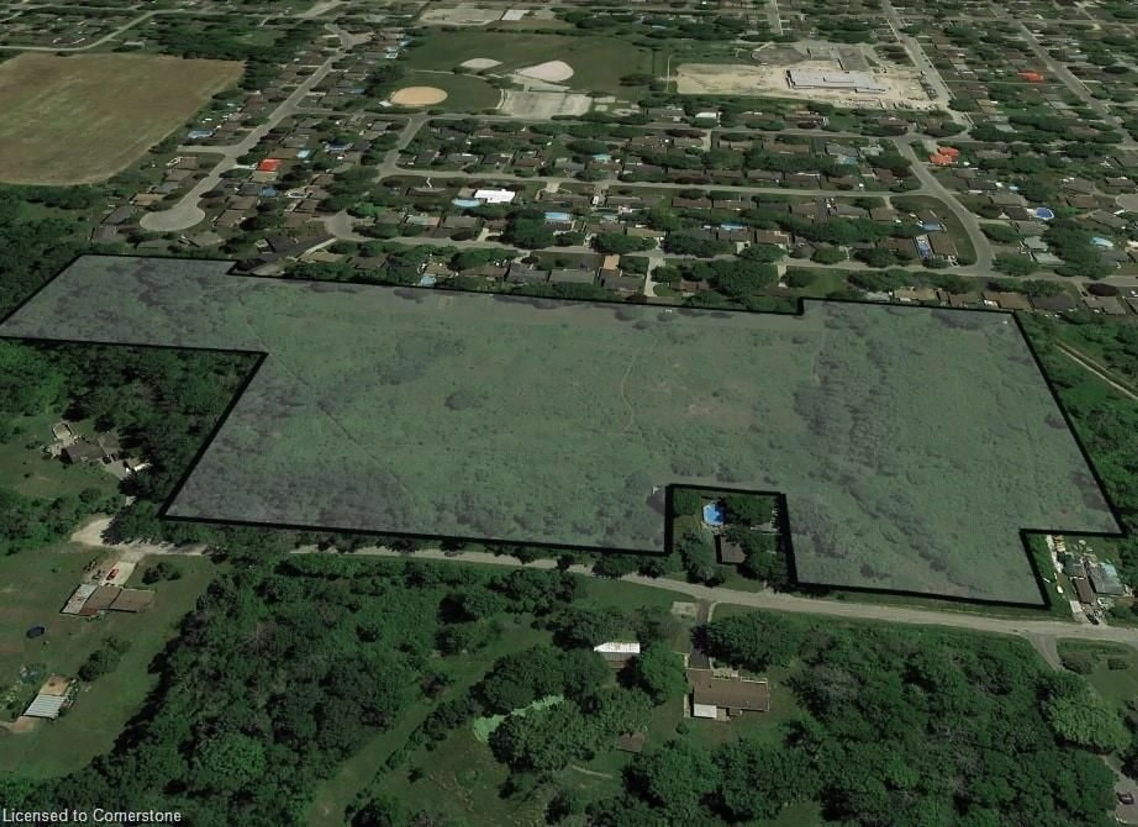 A pic from outside/outdoor area/front of a property/back of a property/a pic from drone, street for 0 George St, Dunnville Ontario N1A 2Y4