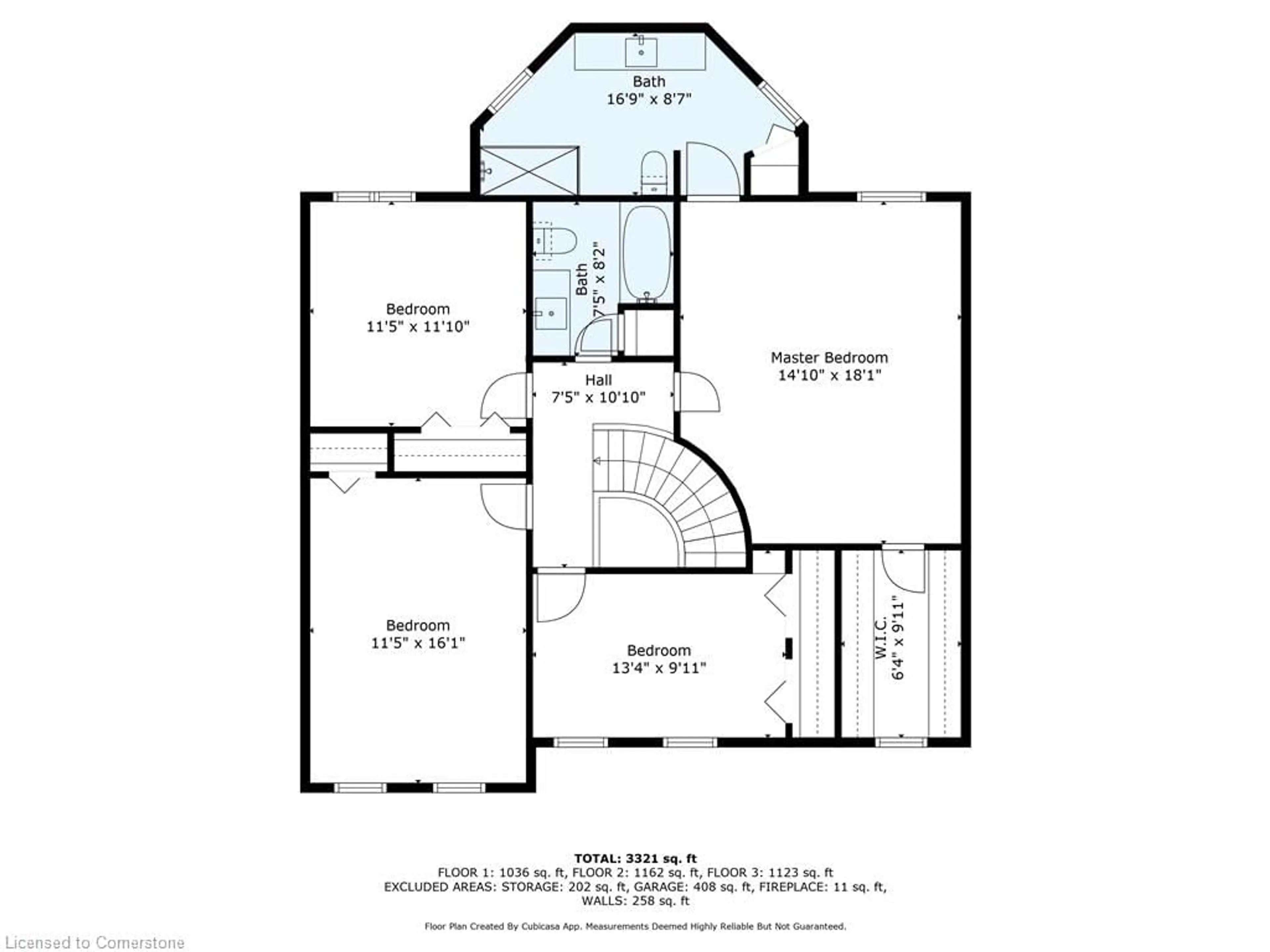 Floor plan for 2131 Upland Dr, Burlington Ontario L7M 2Y7