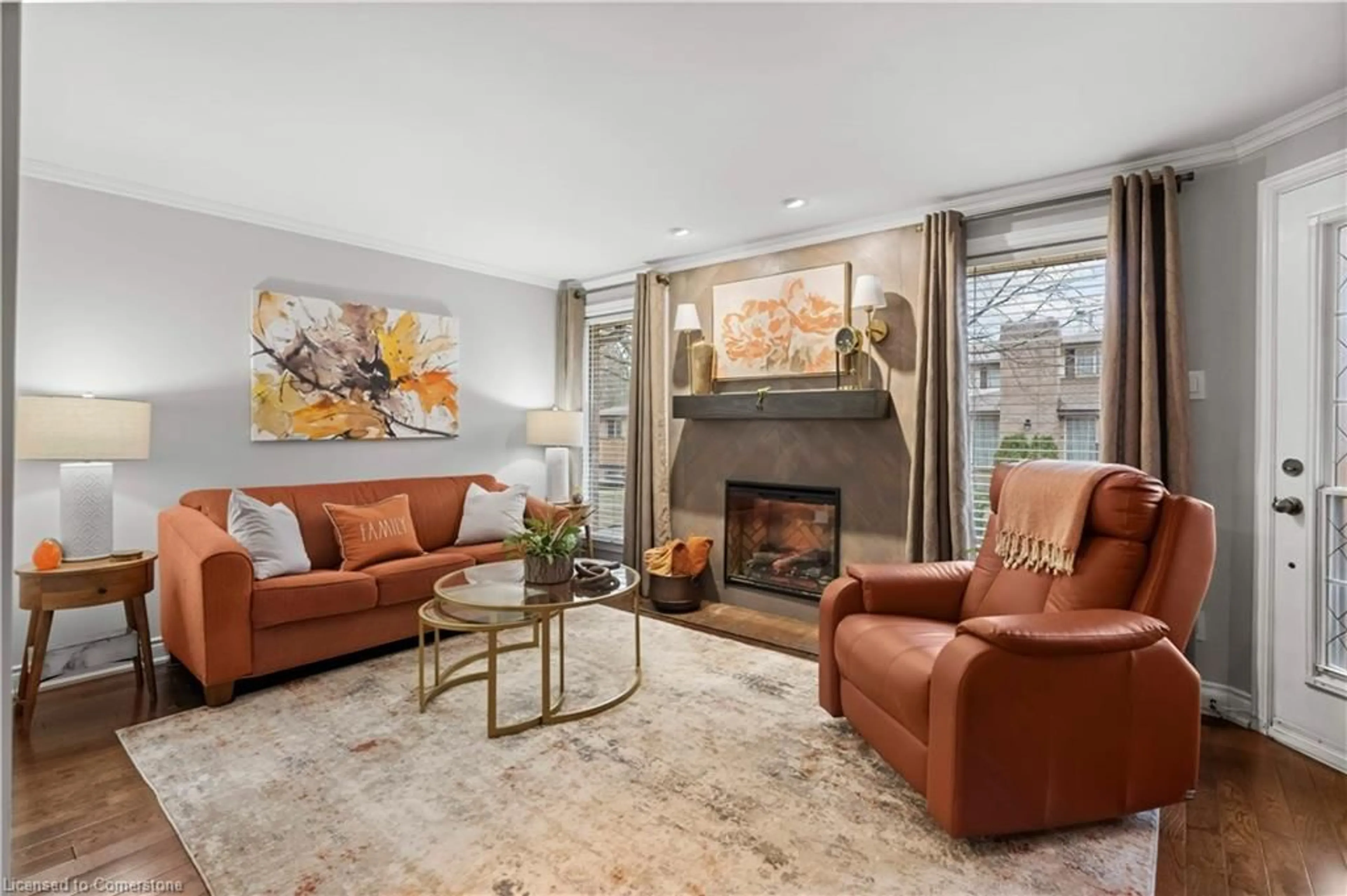 Living room with furniture, unknown for 1508 Upper Middle Rd #5, Burlington Ontario L7P 4M5