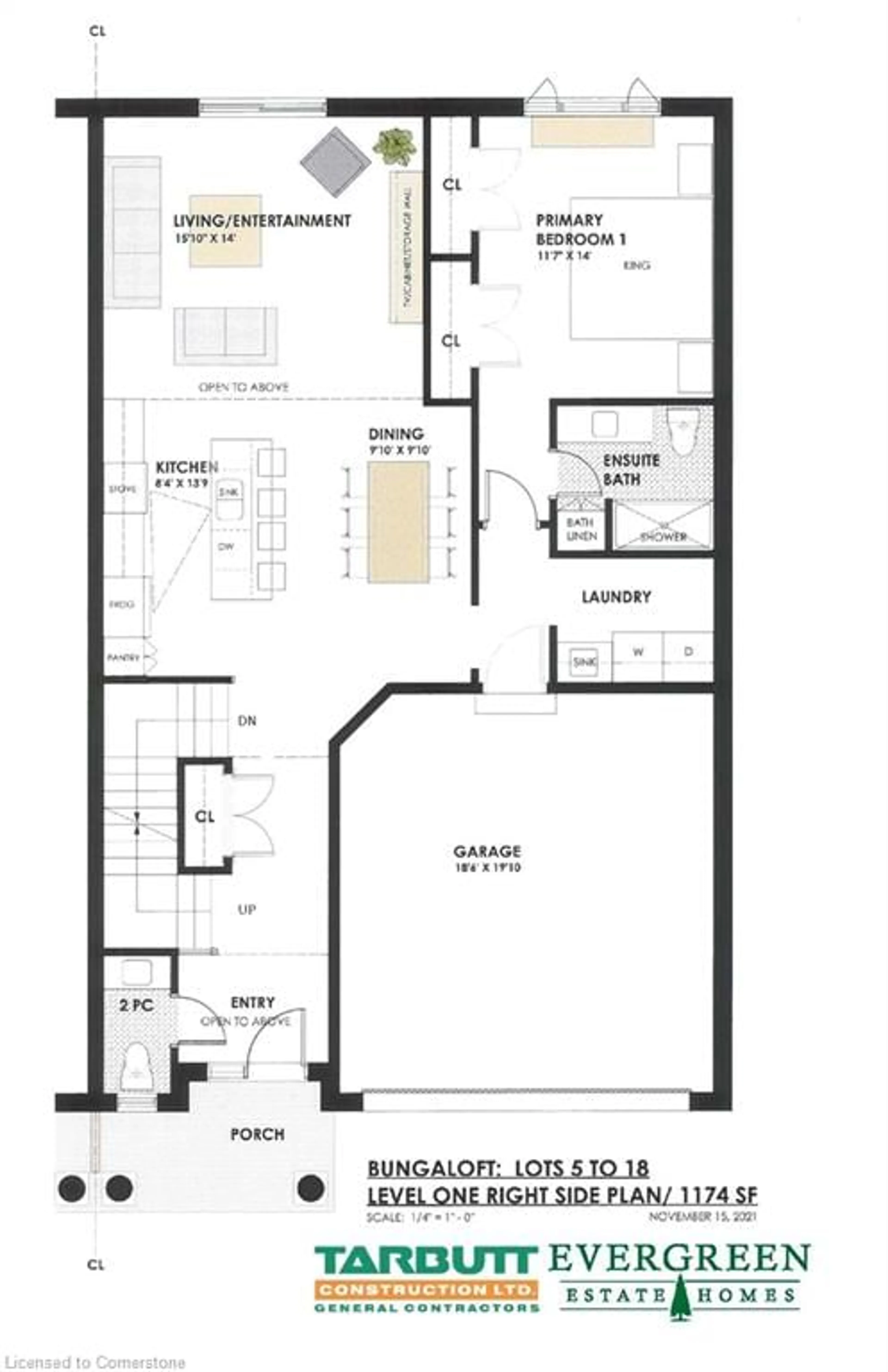 Floor plan for 9&11 Kerman Ave #14, Grimsby Ontario L3M 5M6