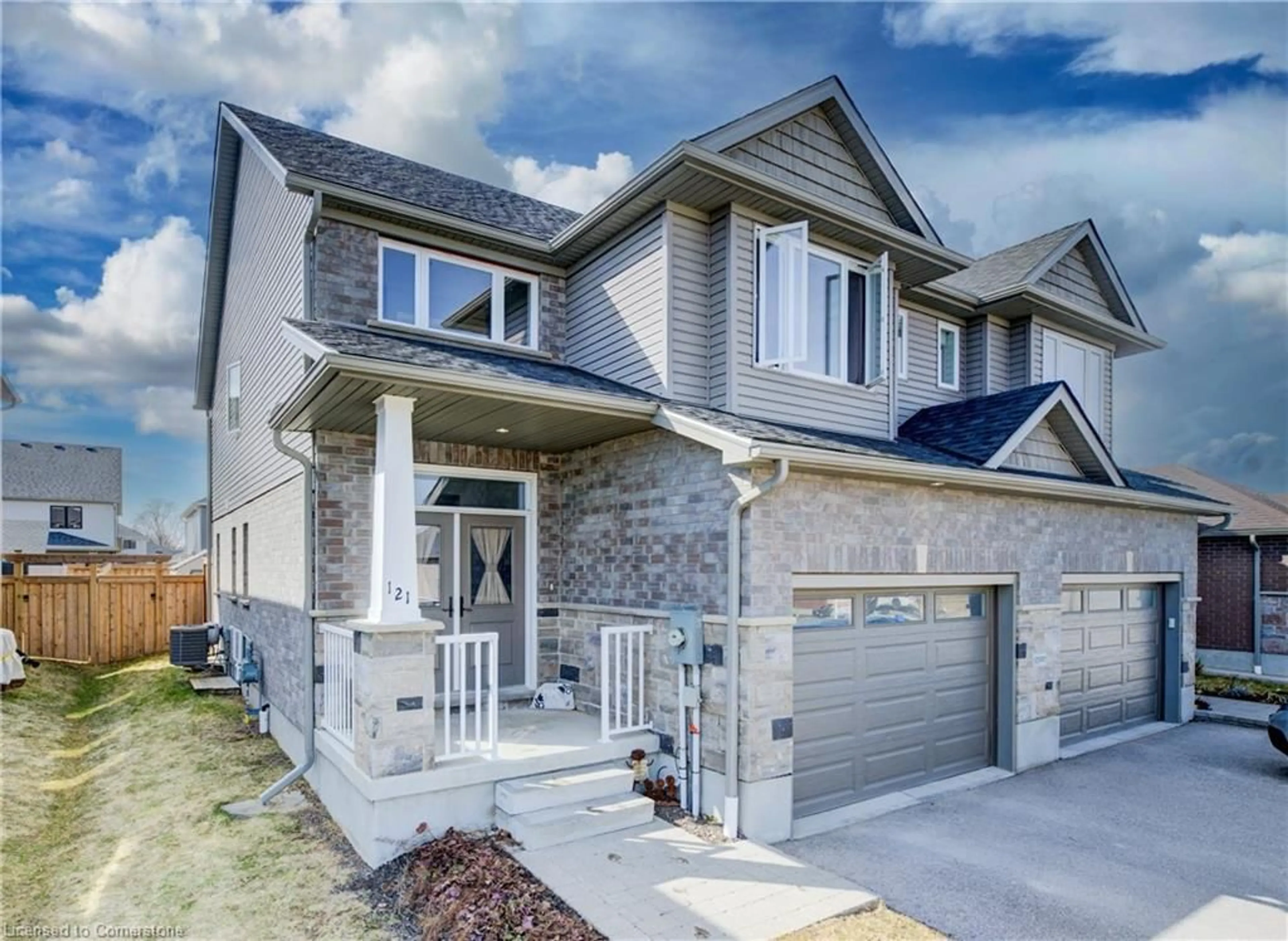 Home with brick exterior material, street for 121 Bridge Cres, Palmerston Ontario N0G 2P0