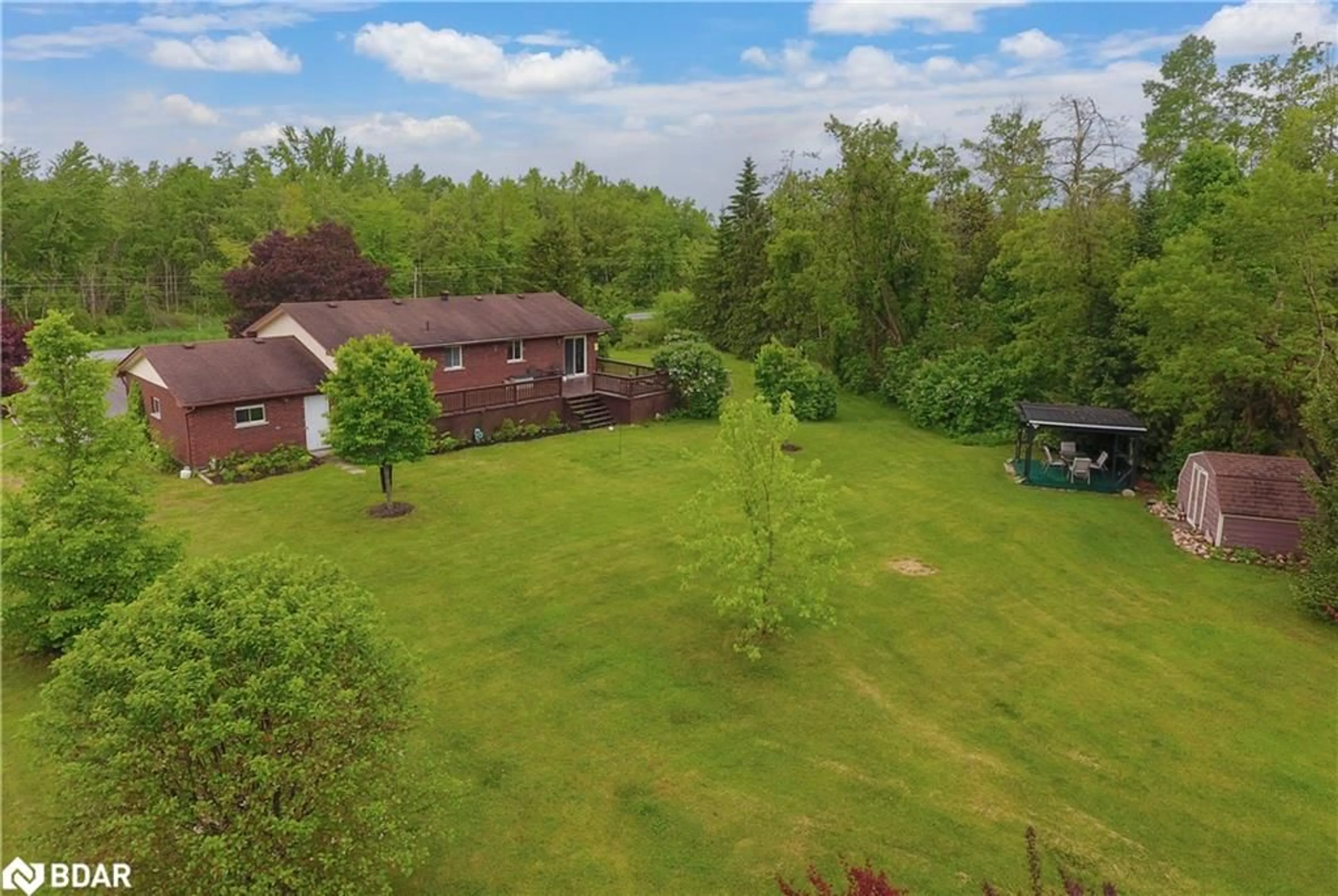 A pic from outside/outdoor area/front of a property/back of a property/a pic from drone, unknown for 68 Division Rd, Douro-Dummer Ontario K9J 6Y1