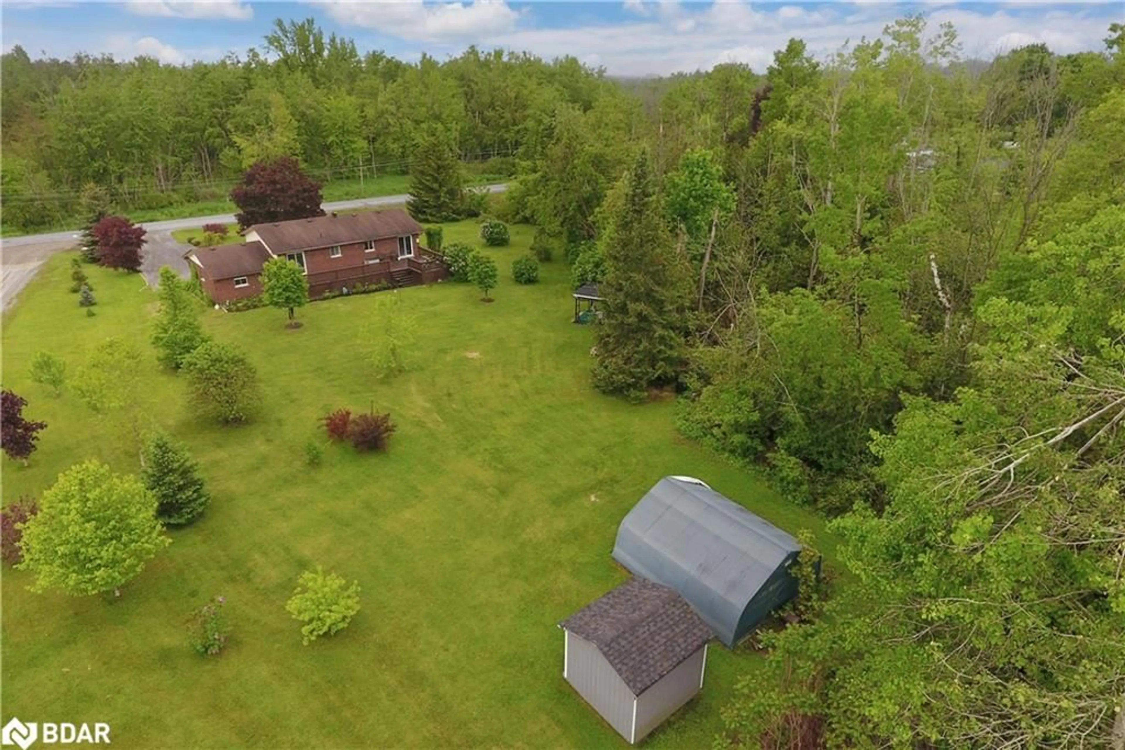 A pic from outside/outdoor area/front of a property/back of a property/a pic from drone, unknown for 68 Division Rd, Douro-Dummer Ontario K9J 6Y1