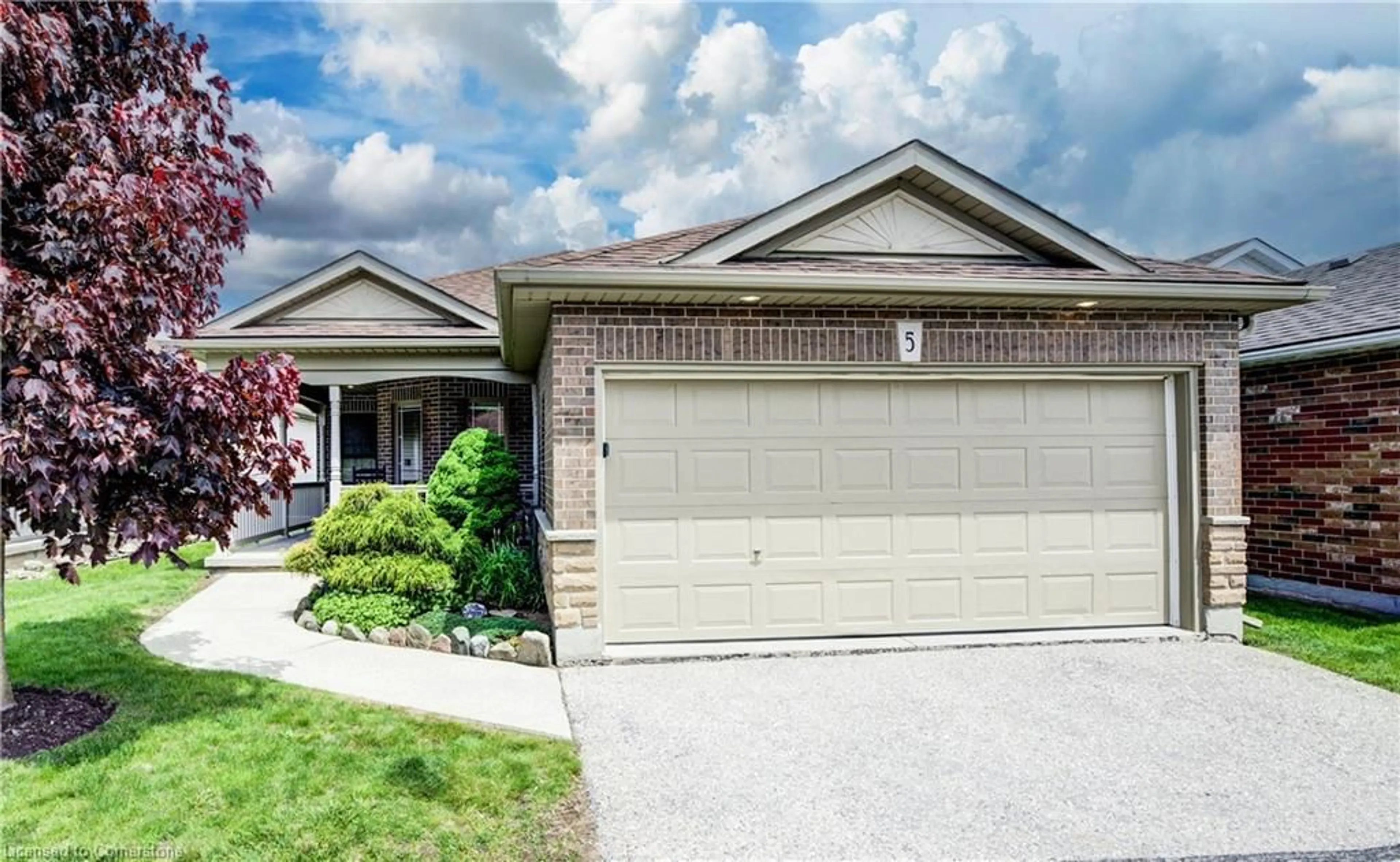 Home with brick exterior material, street for 1662 Erbs Rd #5, St. Agatha Ontario N0B 2L0