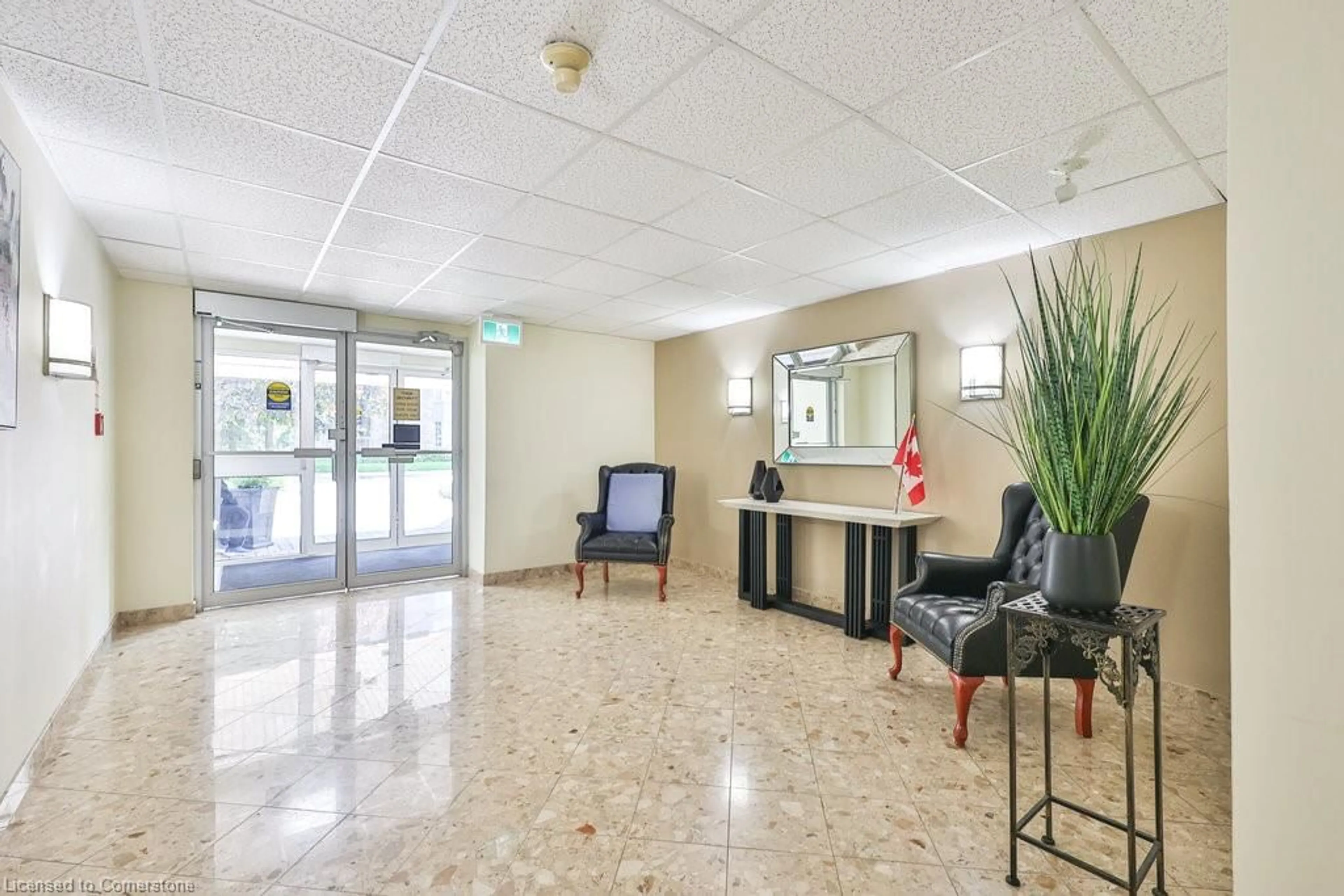 Lobby for 216 Plains Rd #F408, Burlington Ontario L7T 4M3