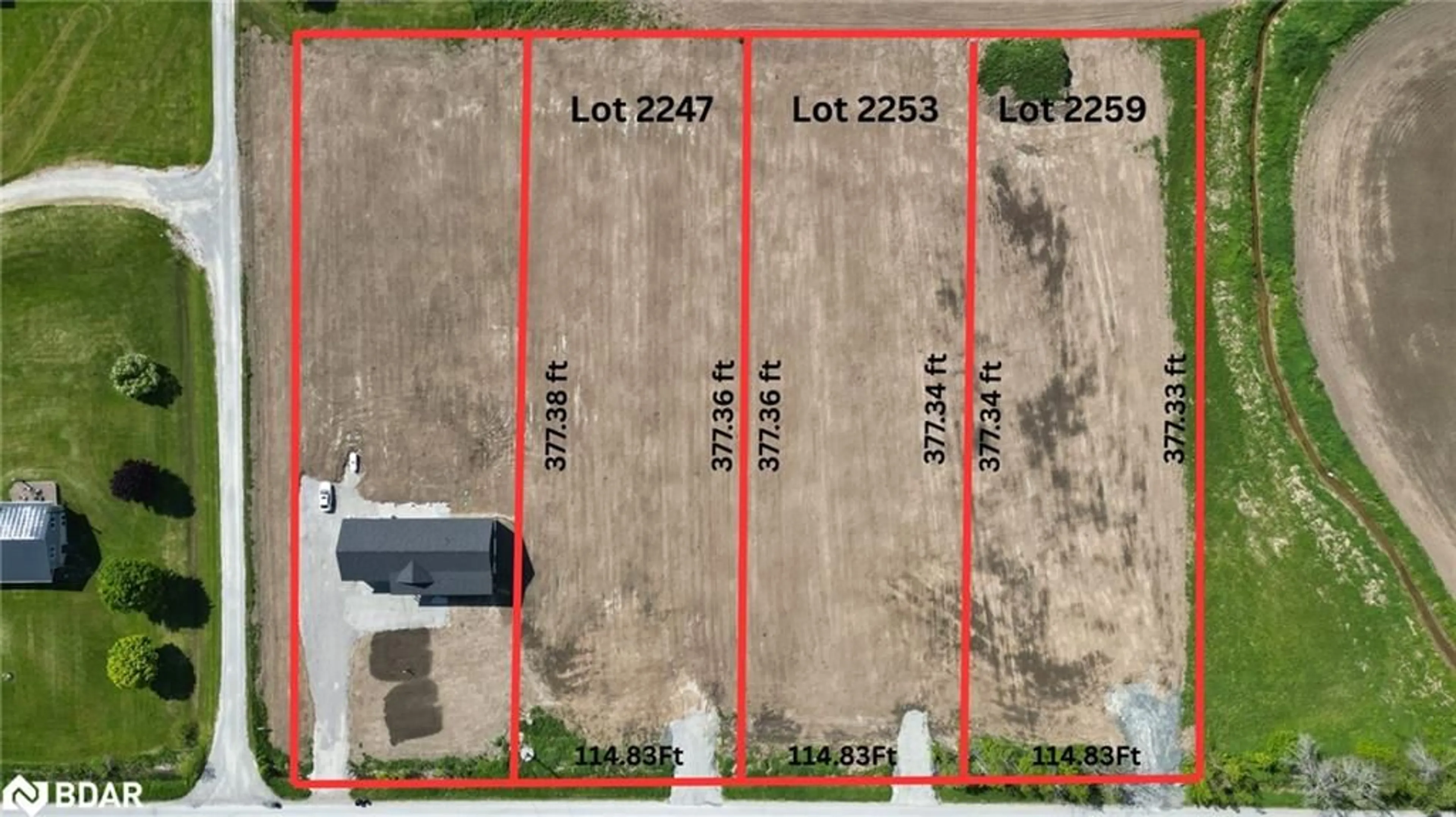A pic from outside/outdoor area/front of a property/back of a property/a pic from drone, building for 2247 Concession 10 Rd, Udney Ontario L0K 2B0
