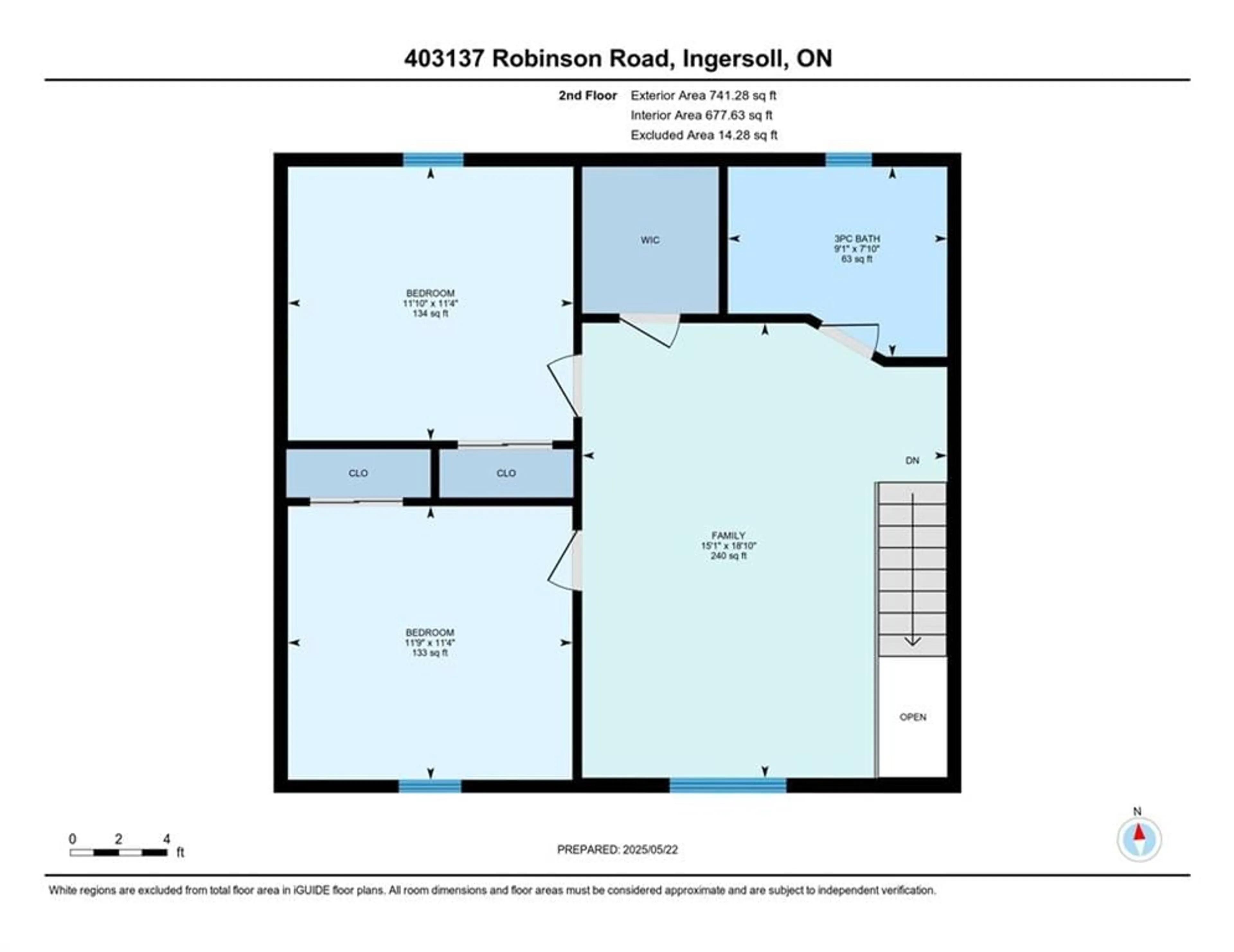 Floor plan for 403137 Robinson Rd, Ingersoll Ontario N5C 3J7