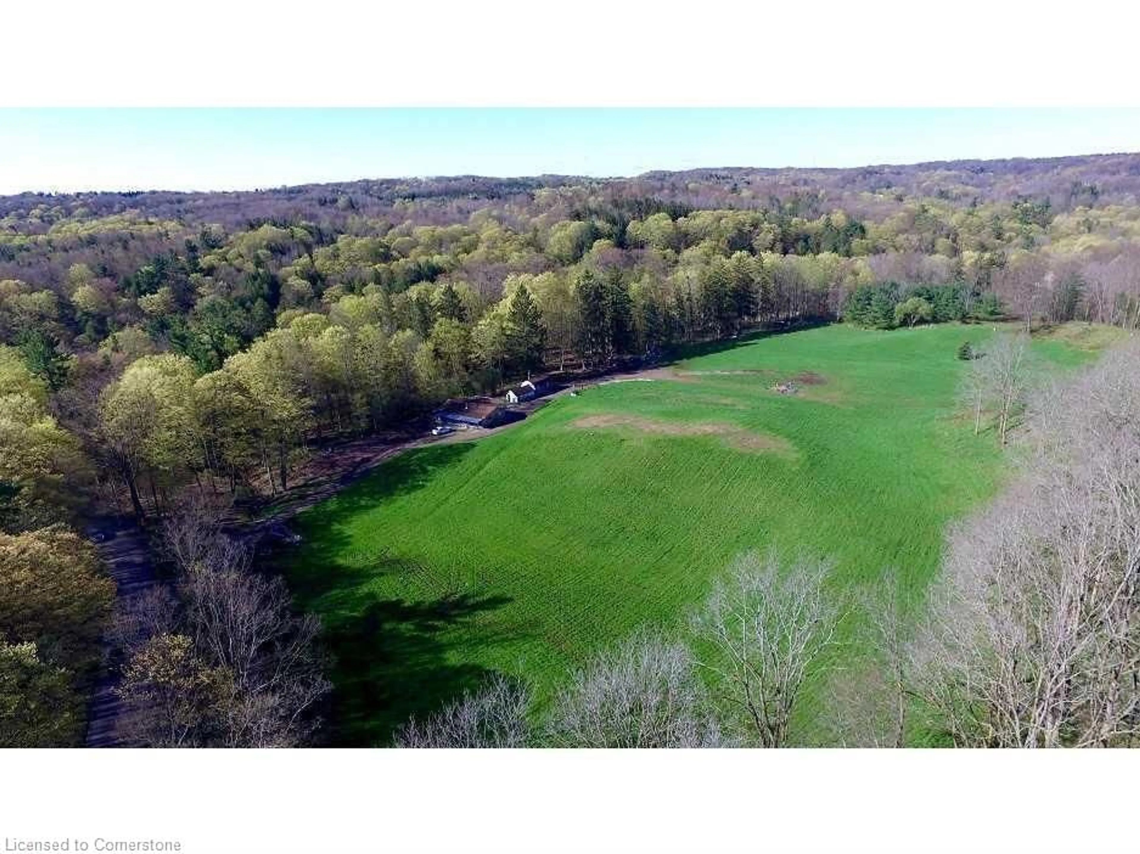 A pic from outside/outdoor area/front of a property/back of a property/a pic from drone, forest/trees view for 878 Sulphur Springs Rd, Ancaster Ontario L9H 5E3