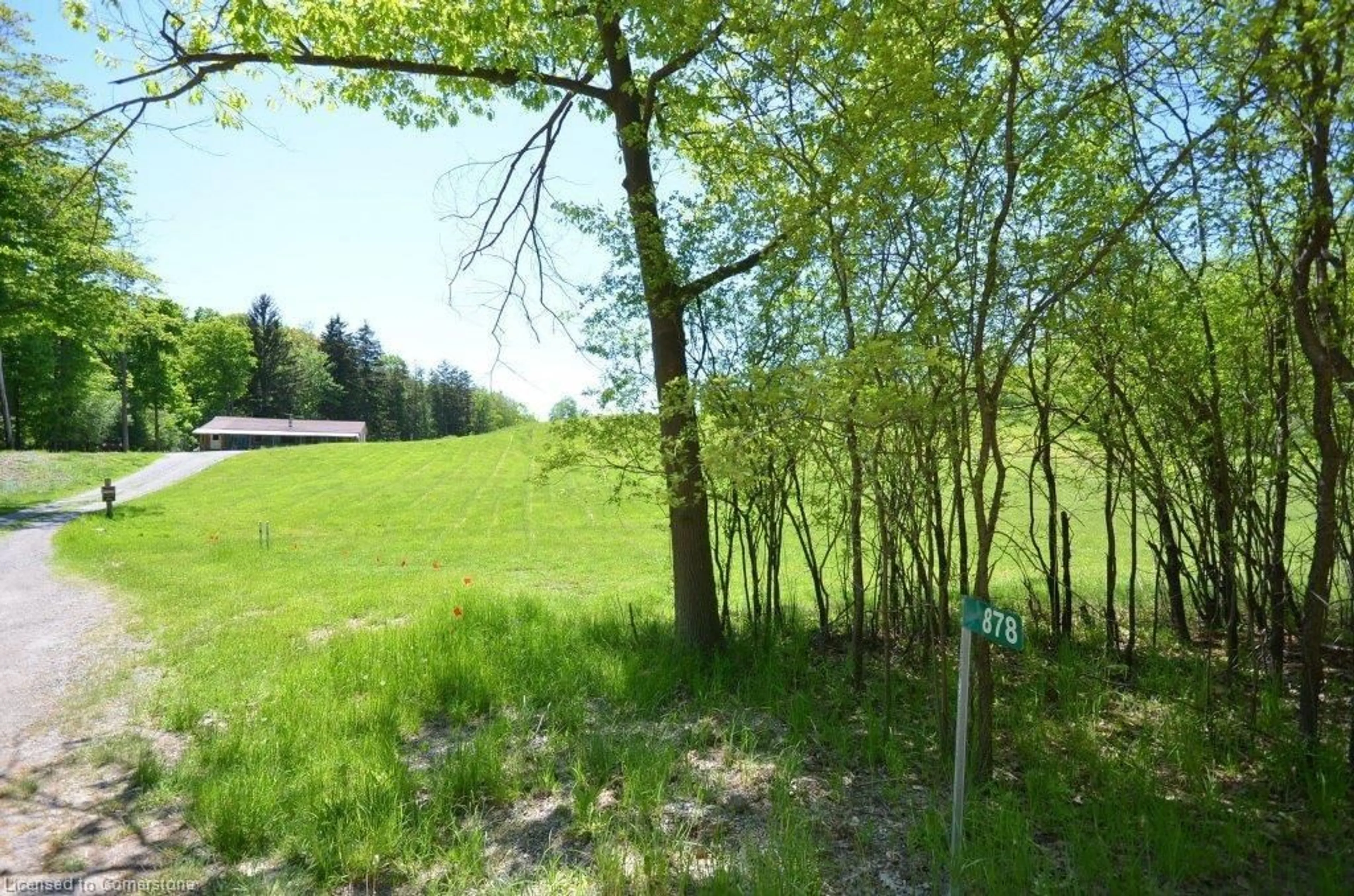 A pic from outside/outdoor area/front of a property/back of a property/a pic from drone, forest/trees view for 878 Sulphur Springs Rd, Ancaster Ontario L9H 5E3