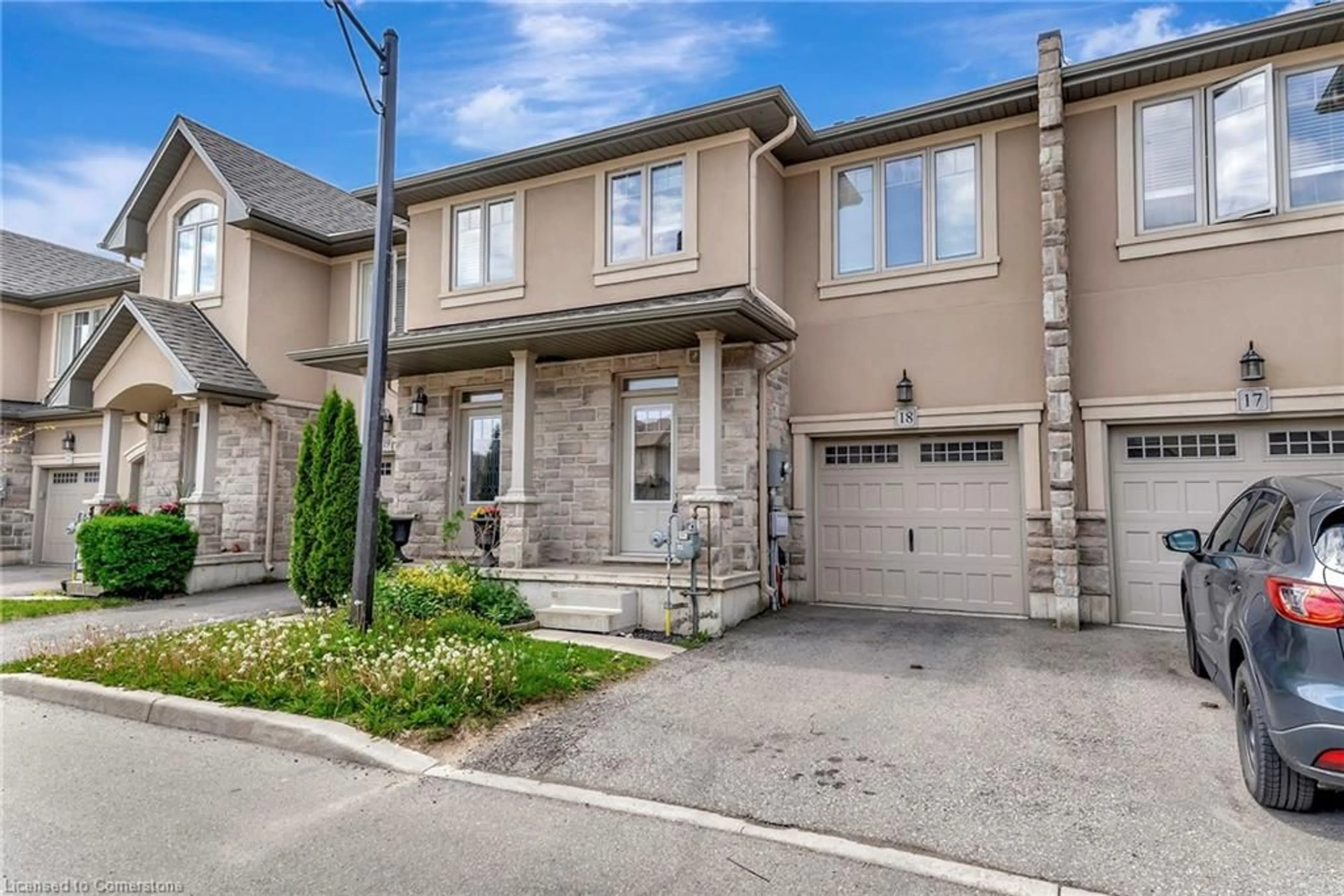 Home with brick exterior material, street for 98 Shoreview Pl #18, Stoney Creek Ontario L8E 0J4