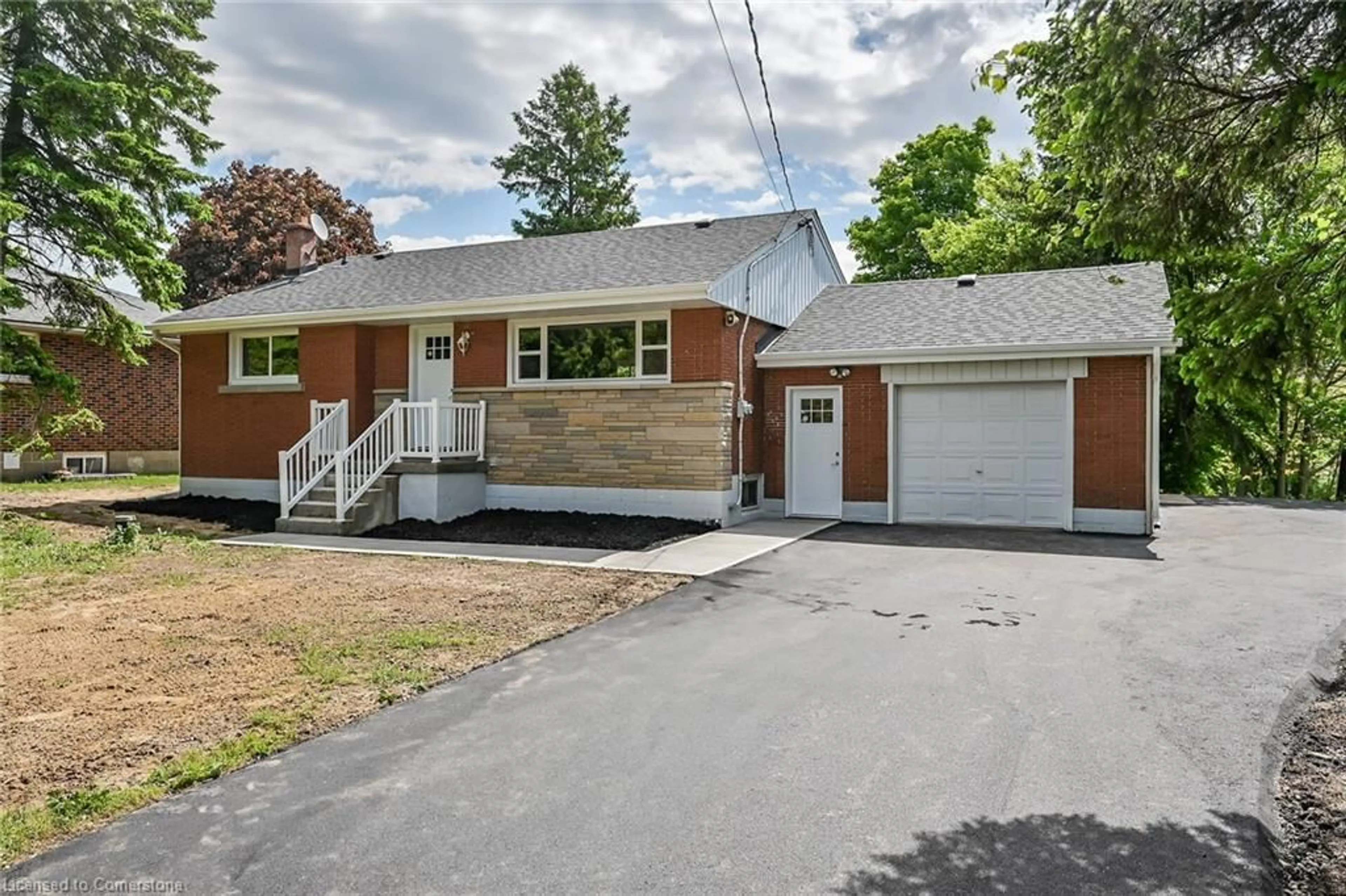 Home with brick exterior material, street for 1645 Glancaster Rd, Mount Hope Ontario L0R 1W0