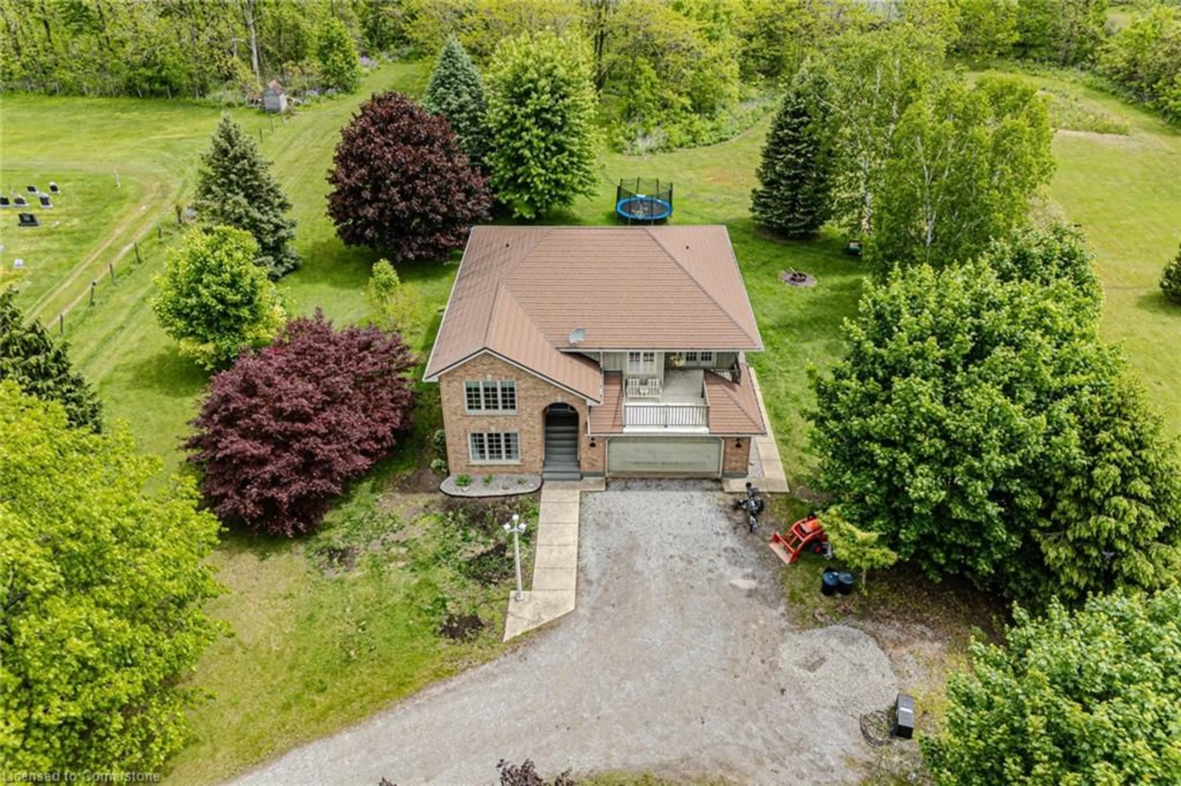 A pic from outside/outdoor area/front of a property/back of a property/a pic from drone, unknown for 18 Neal Lane, St. Williams Ontario N0E 1P0