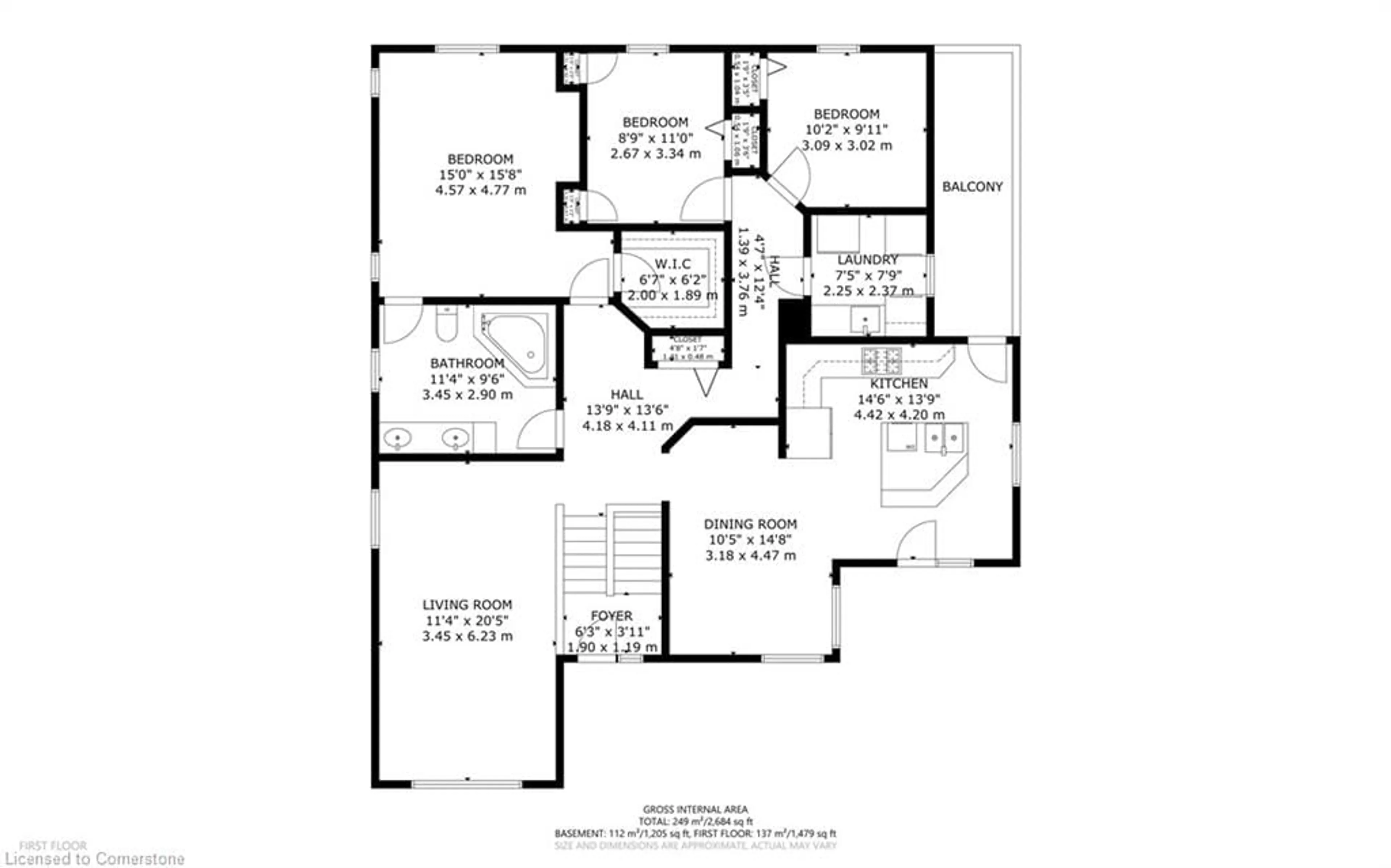 Floor plan for 18 Neal Lane, St. Williams Ontario N0E 1P0