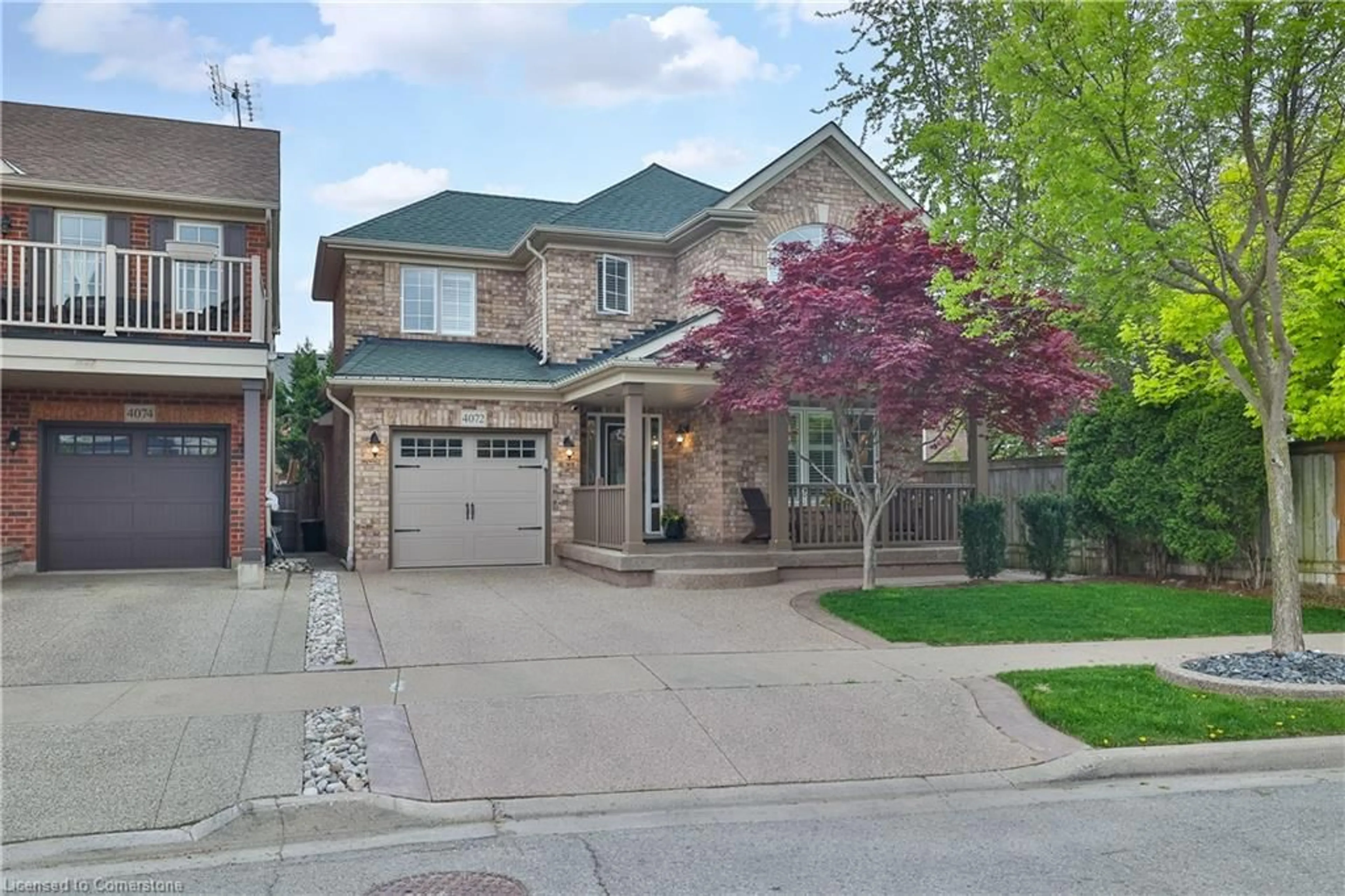 Home with brick exterior material, street for 4072 Gunby Cres, Burlington Ontario L7M 0A8