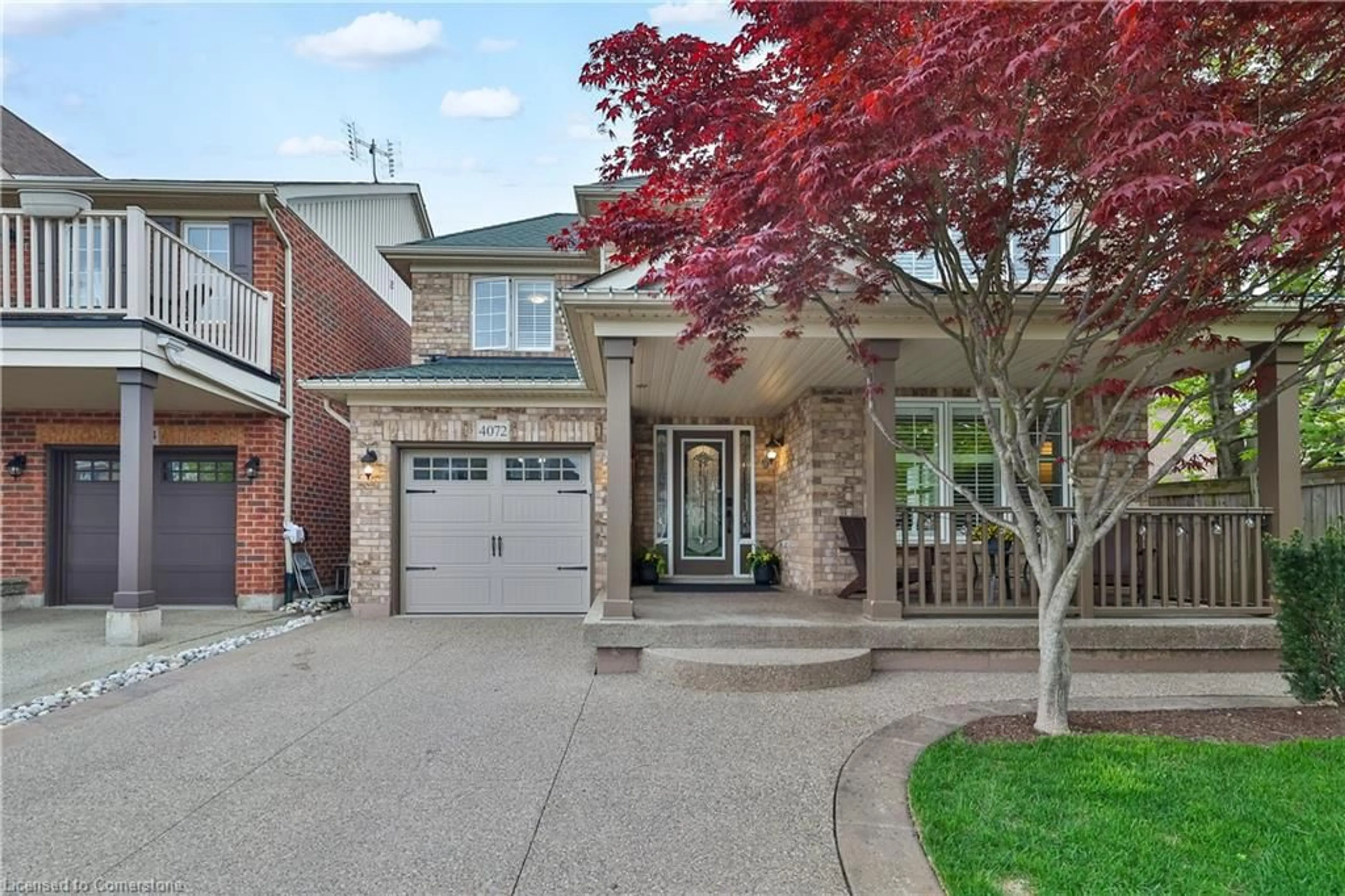 Home with brick exterior material, street for 4072 Gunby Cres, Burlington Ontario L7M 0A8