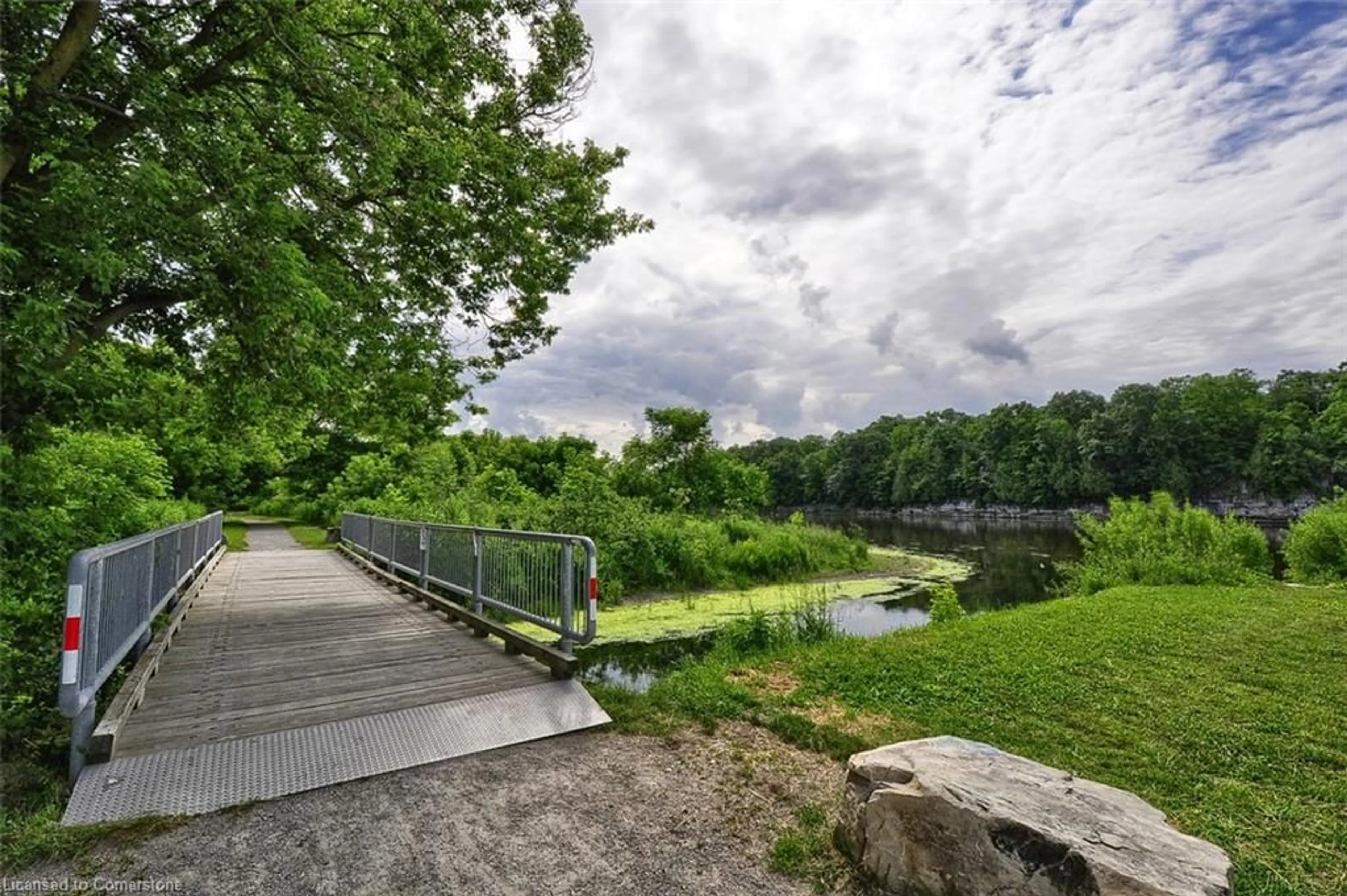 Patio, water/lake/river/ocean view for 245 Bishop St #59, Cambridge Ontario N3H 5N2
