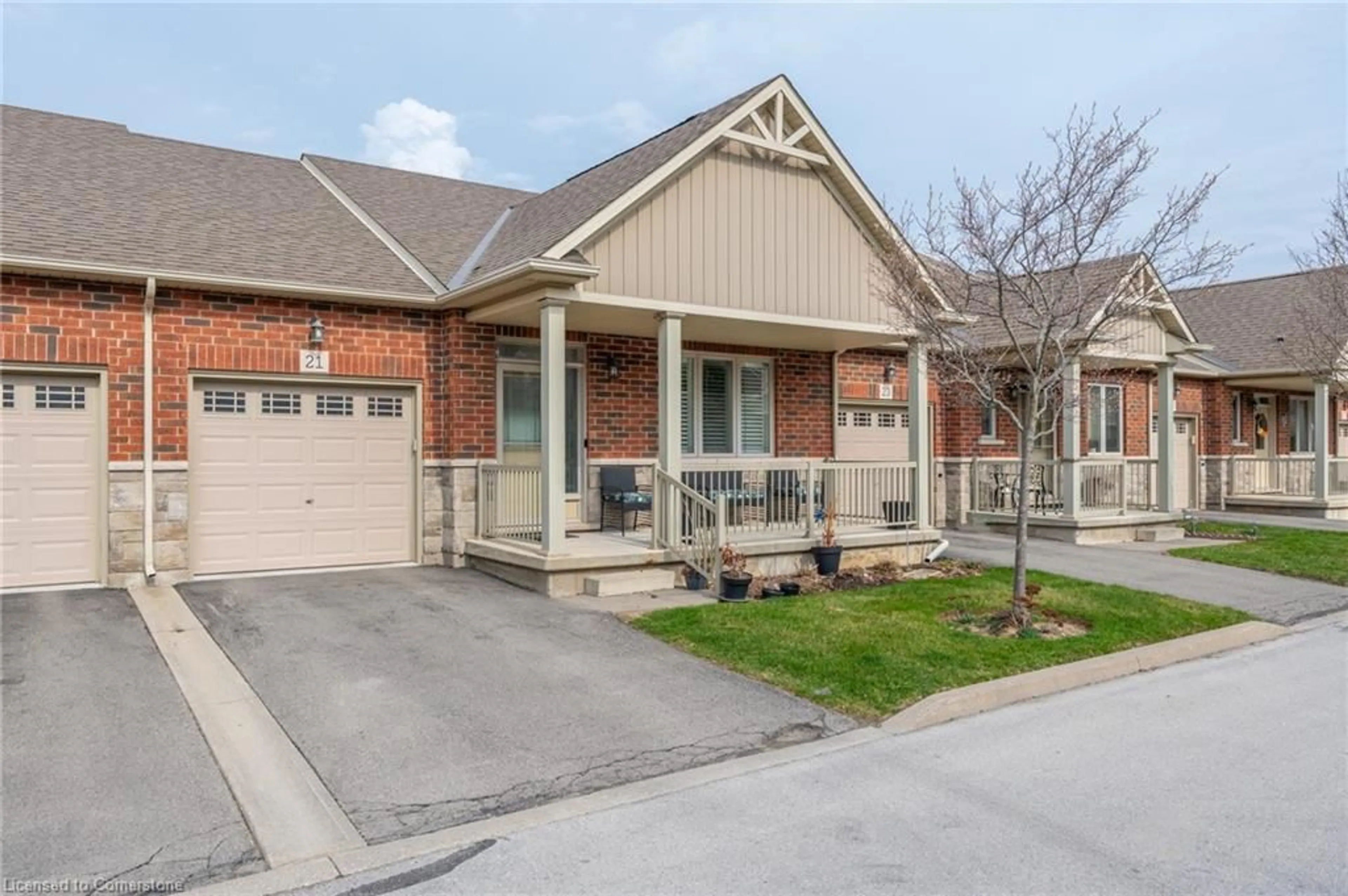 Home with brick exterior material, street for 21 Stickland Lane, Binbrook Ontario L0R 1C0