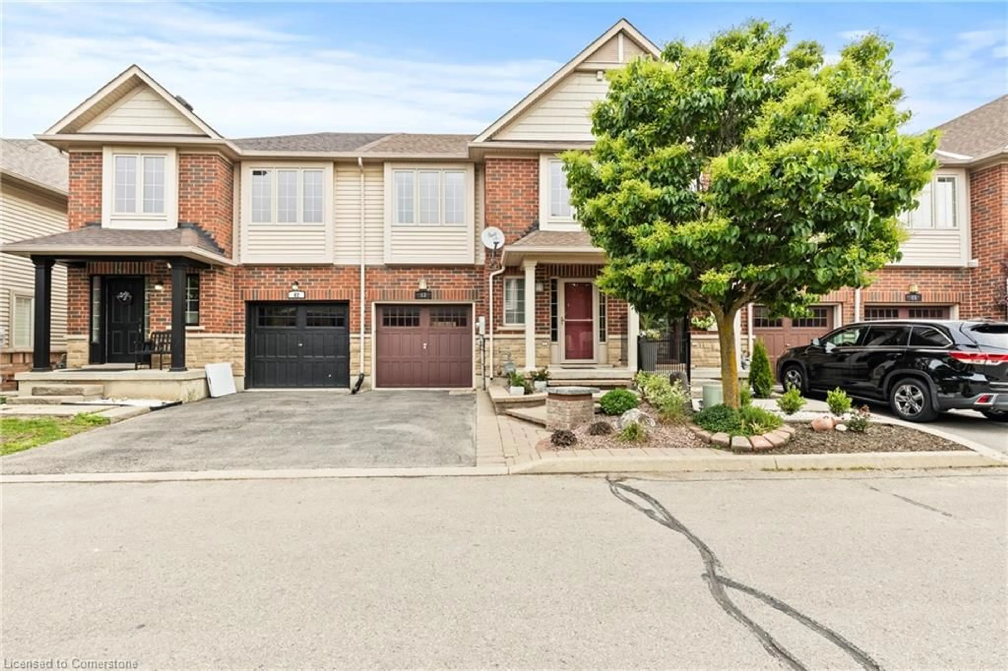 Home with brick exterior material, street for 222 Fall Fair Way #83, Binbrook Ontario L0R 1C0