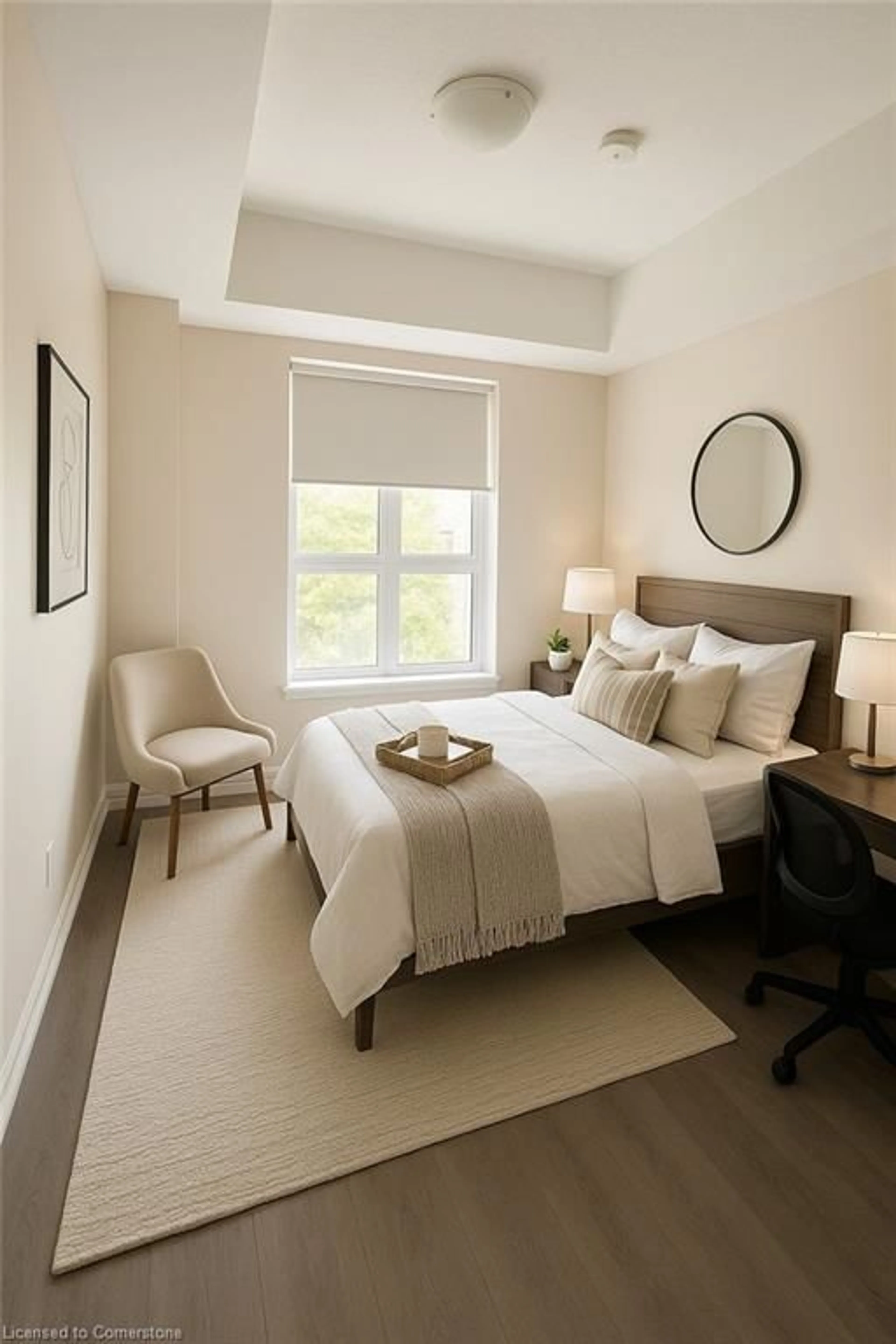 Bedroom with bed, unknown for 158 King St #602, Waterloo Ontario N2J 0E5