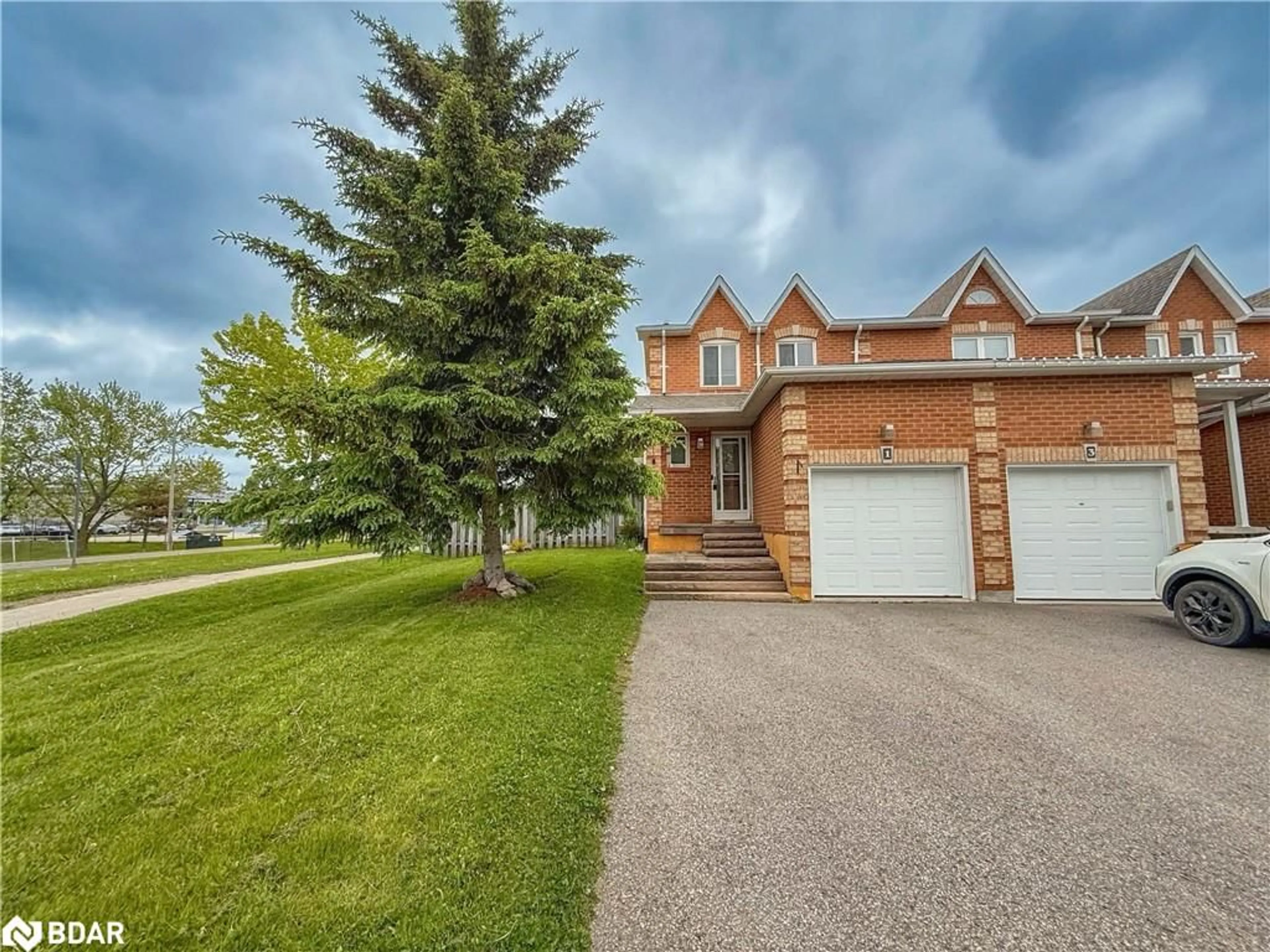 Home with brick exterior material, street for 1 Potter Cres, Tottenham Ontario L0G 1W0