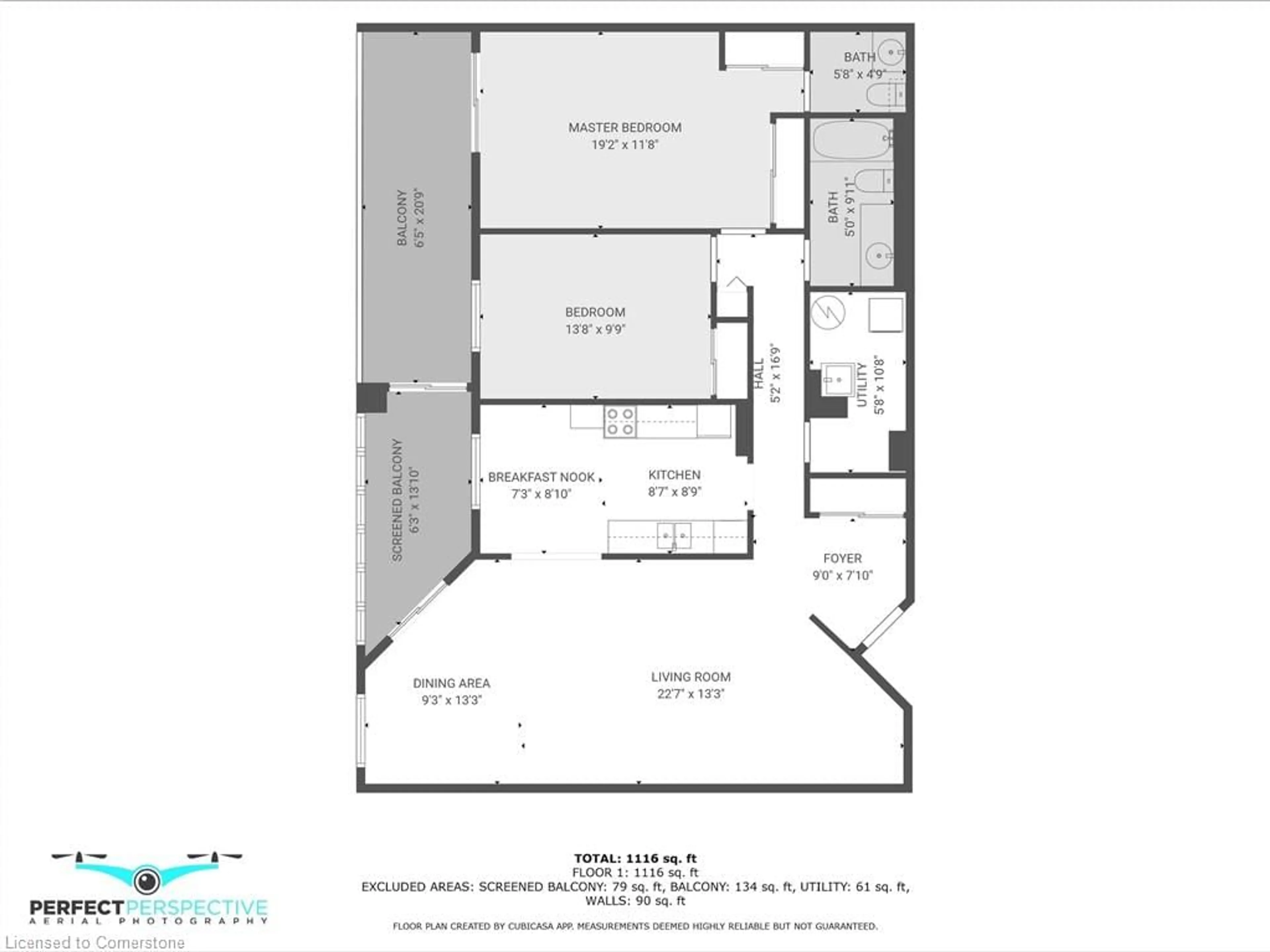 Floor plan for 5 Mill Pond Crt #505, Simcoe Ontario N3Y 5J6