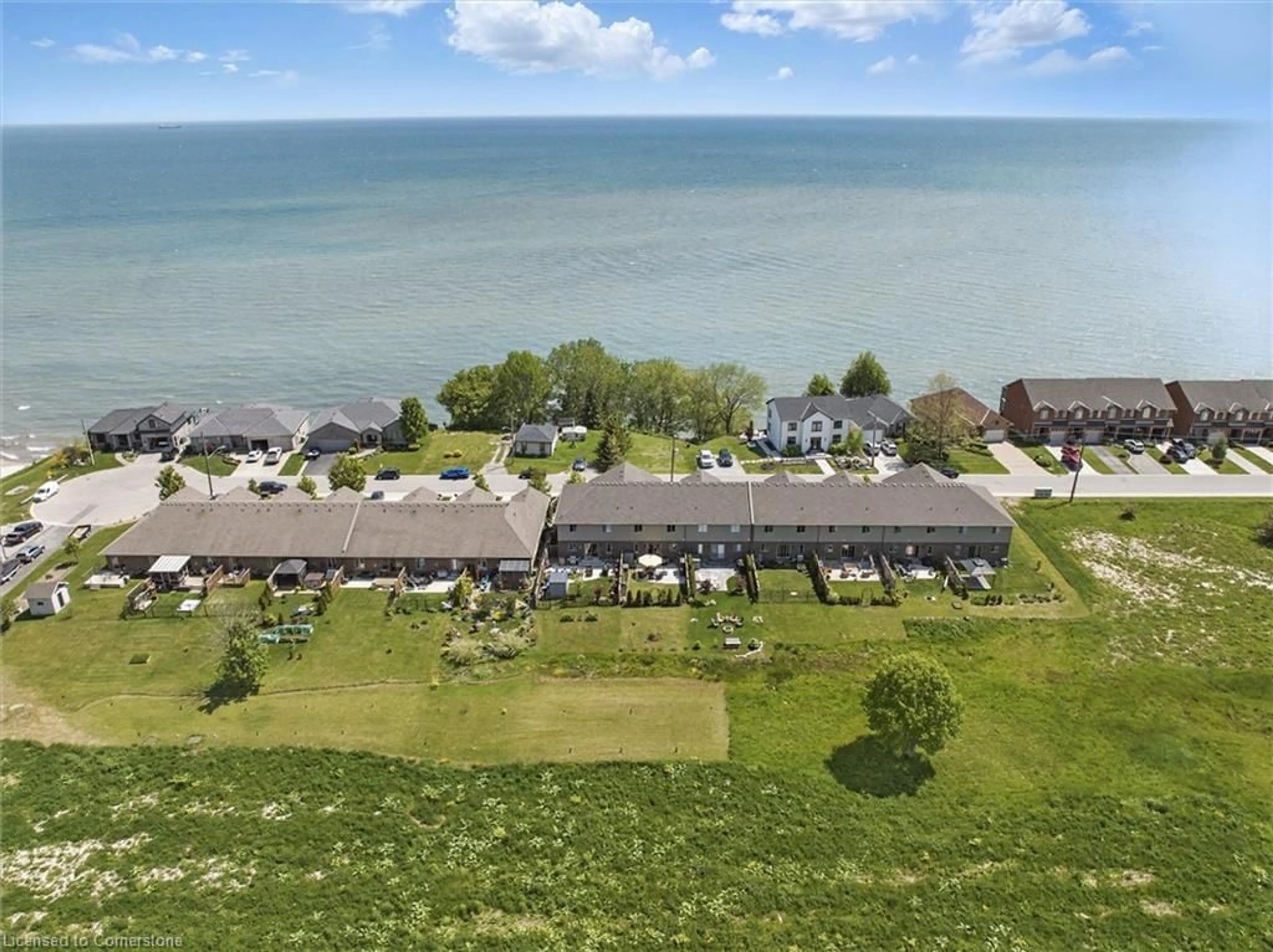 A pic from outside/outdoor area/front of a property/back of a property/a pic from drone, water/lake/river/ocean view for 137 Brown St, Port Dover Ontario N0A 1N7