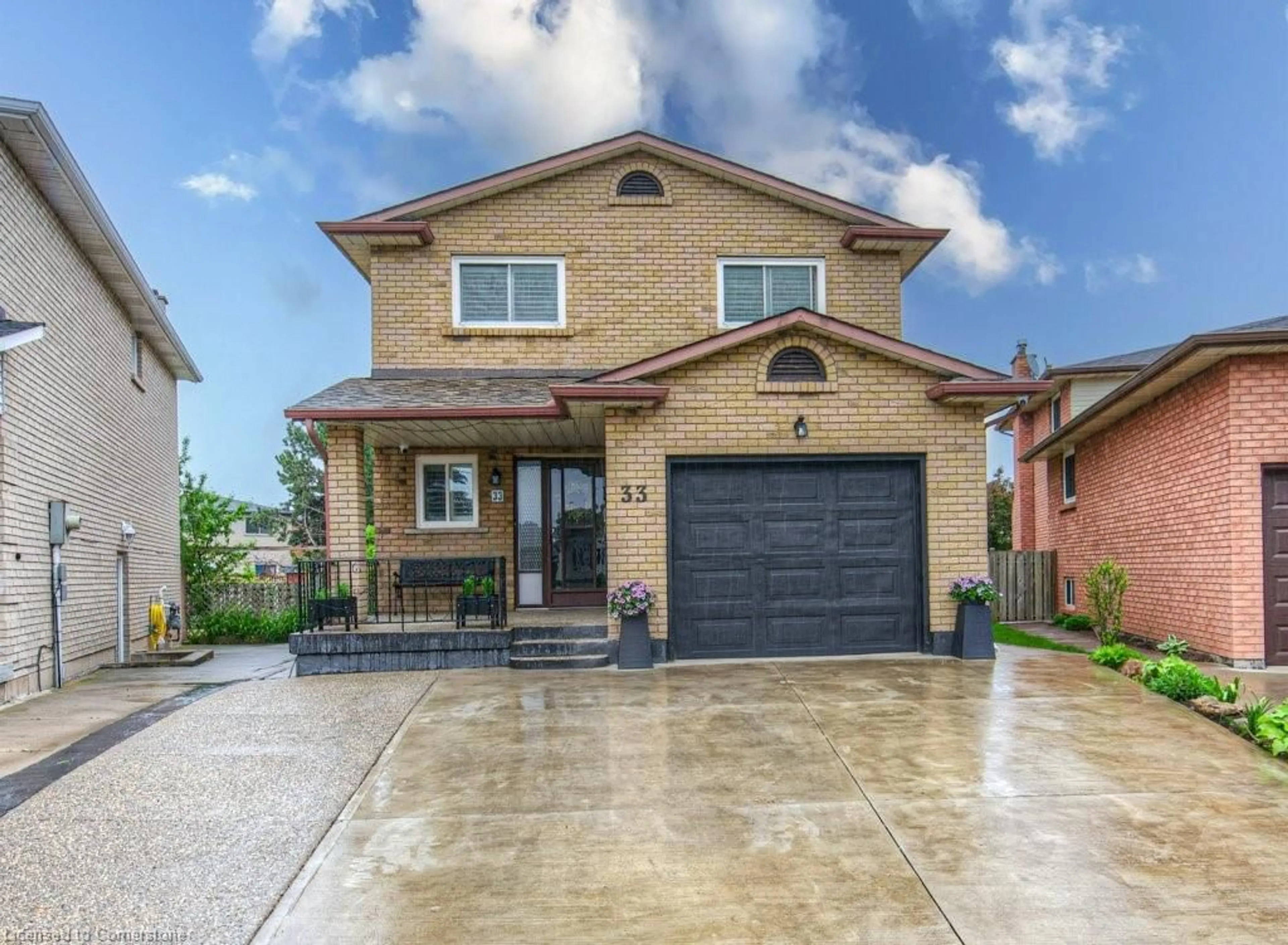 Home with brick exterior material, street for 33 Juniper Dr, Hamilton Ontario L8E 4C7