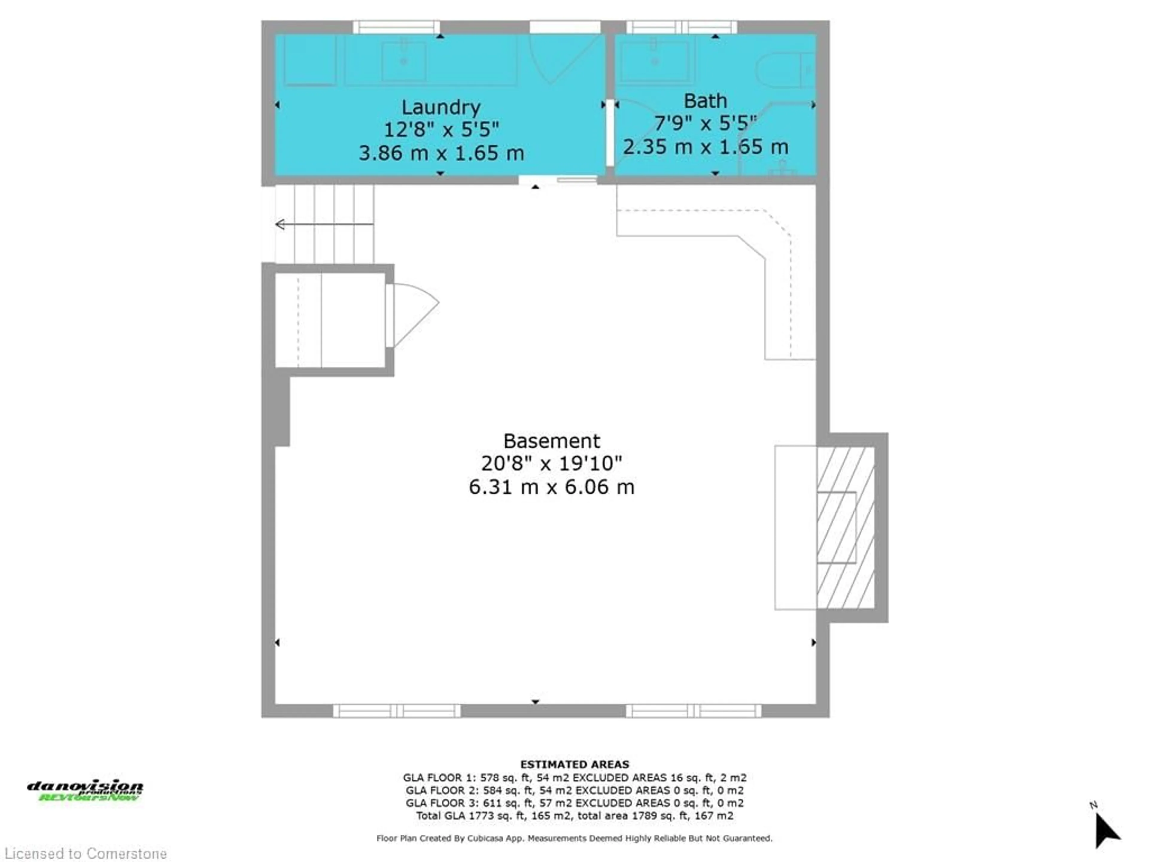 Floor plan for 43 Berkley Cres, Simcoe Ontario N3Y 2K3