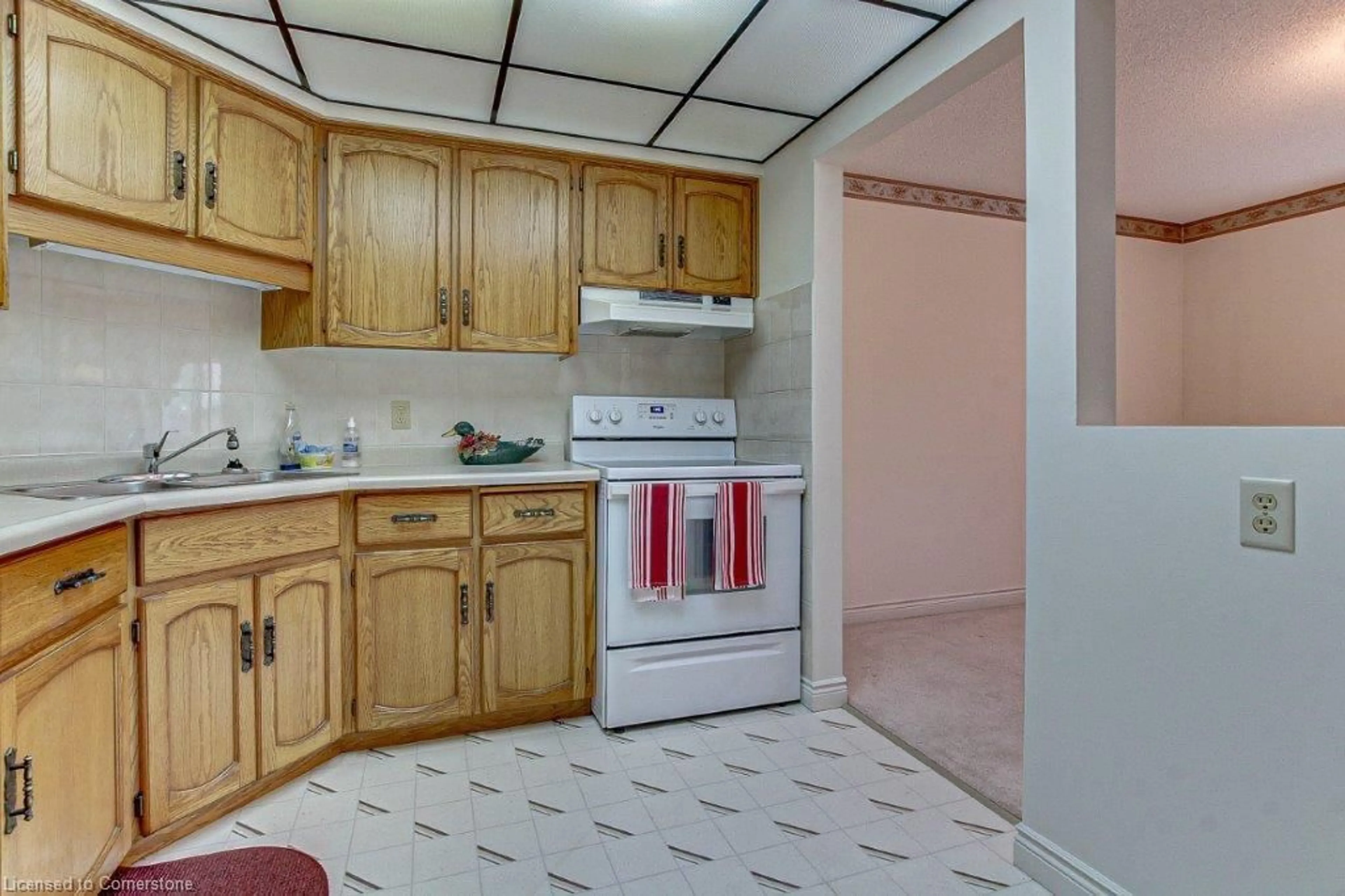 Standard kitchen, ceramic/tile floor for 303 William St #206, Delhi Ontario N4B 1N1